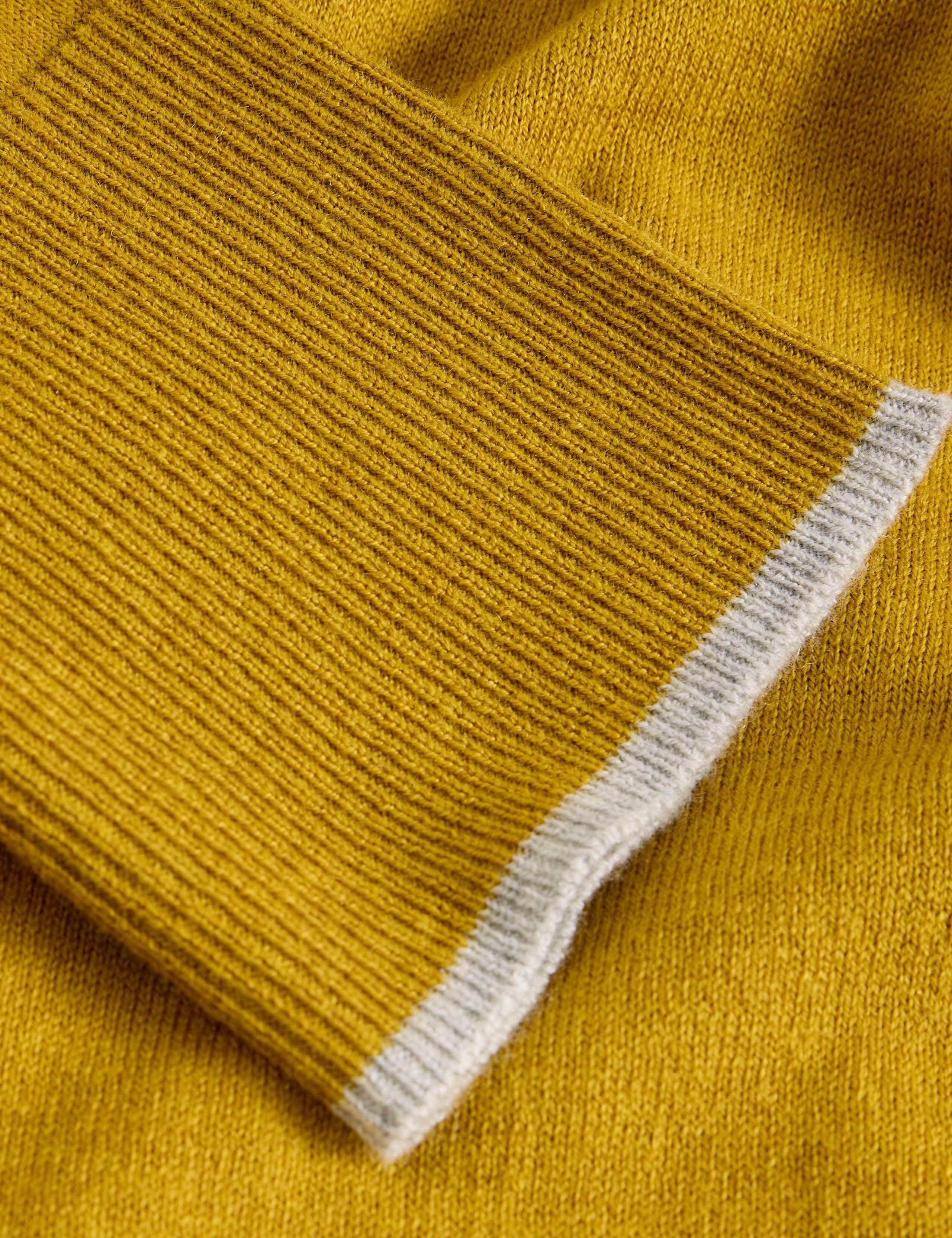 Cotton Rich Tipped Trim Jumper 6 of 6