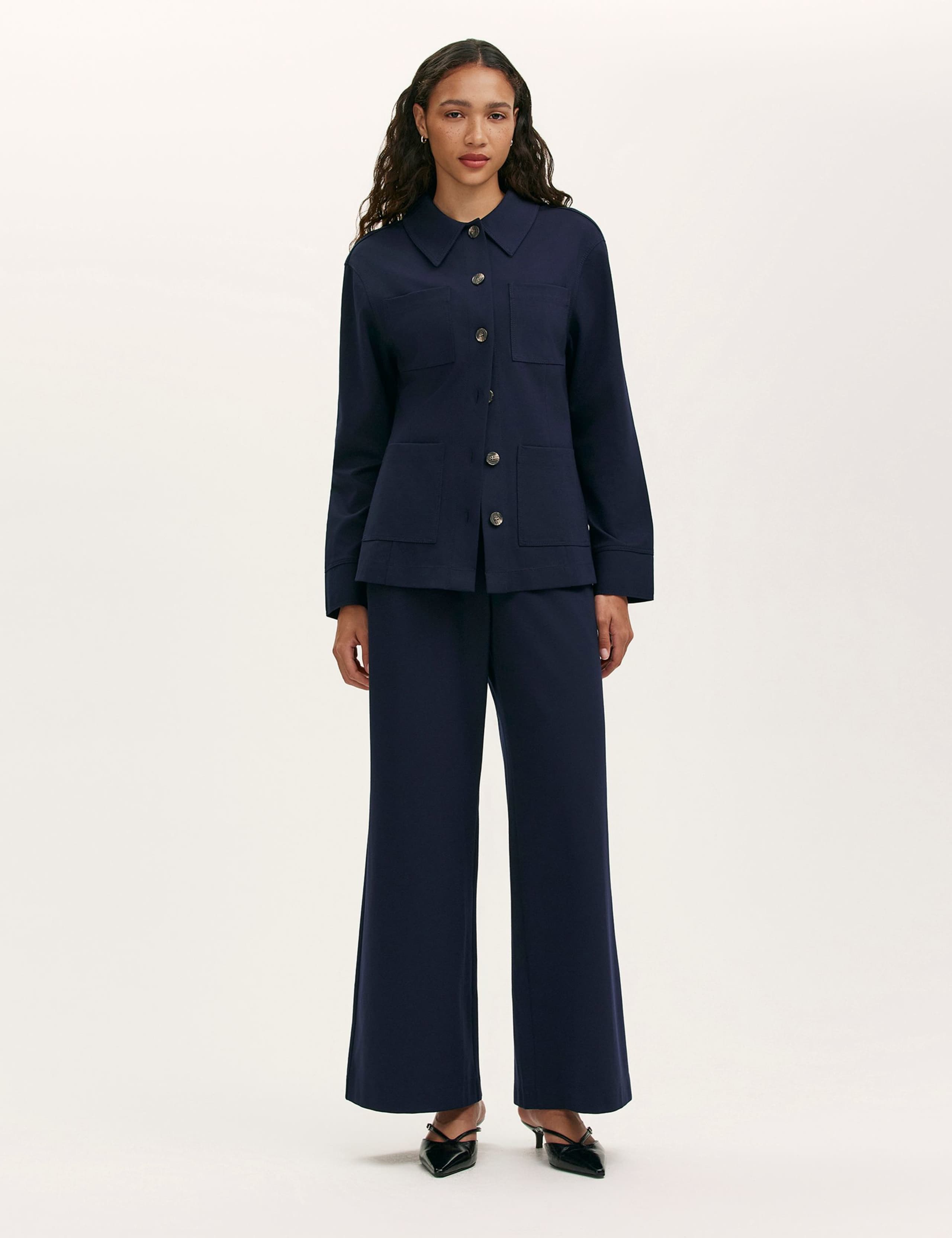 Ponte Jersey Collared Jacket 2 of 4