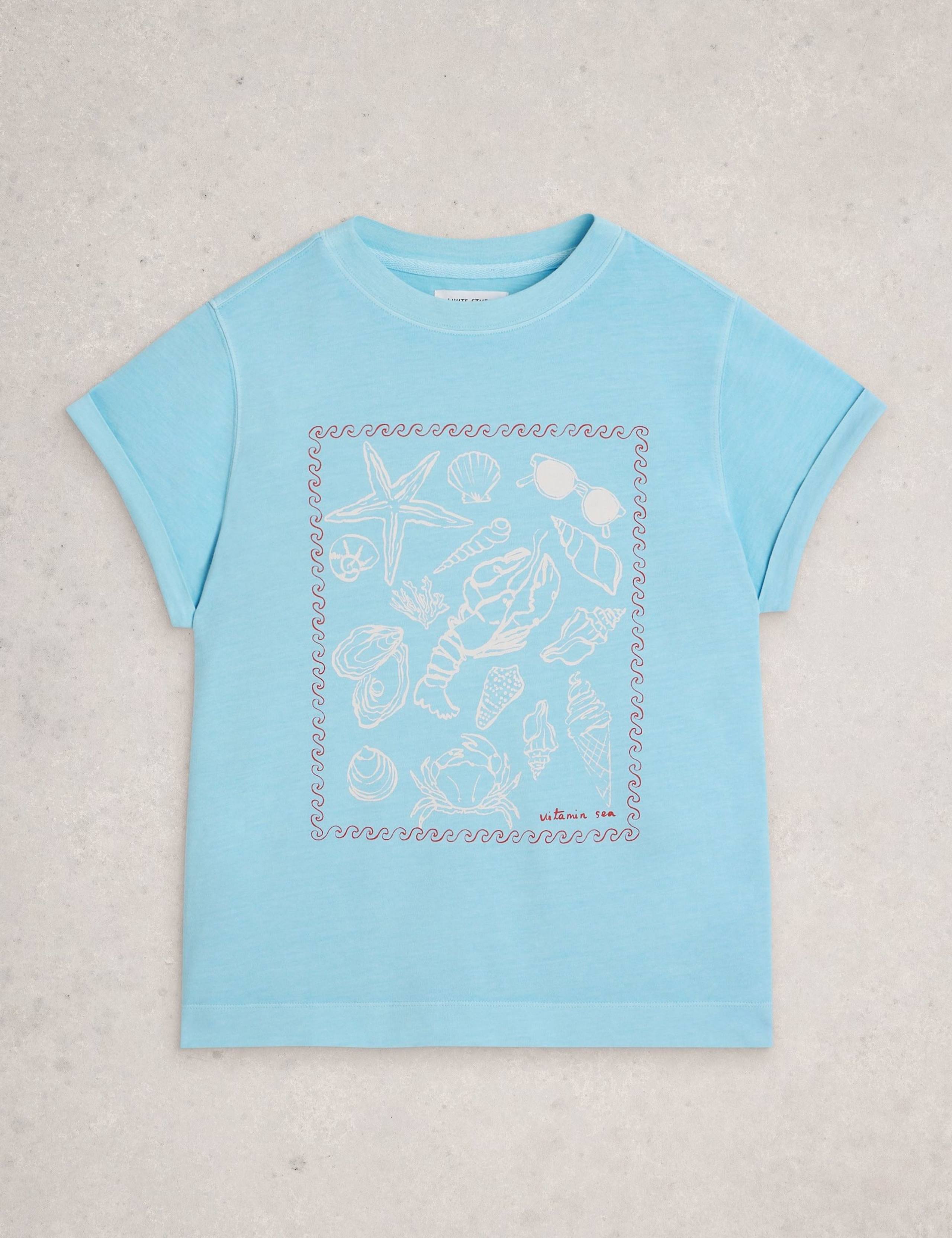 Pure Cotton Printed T-Shirt 2 of 6