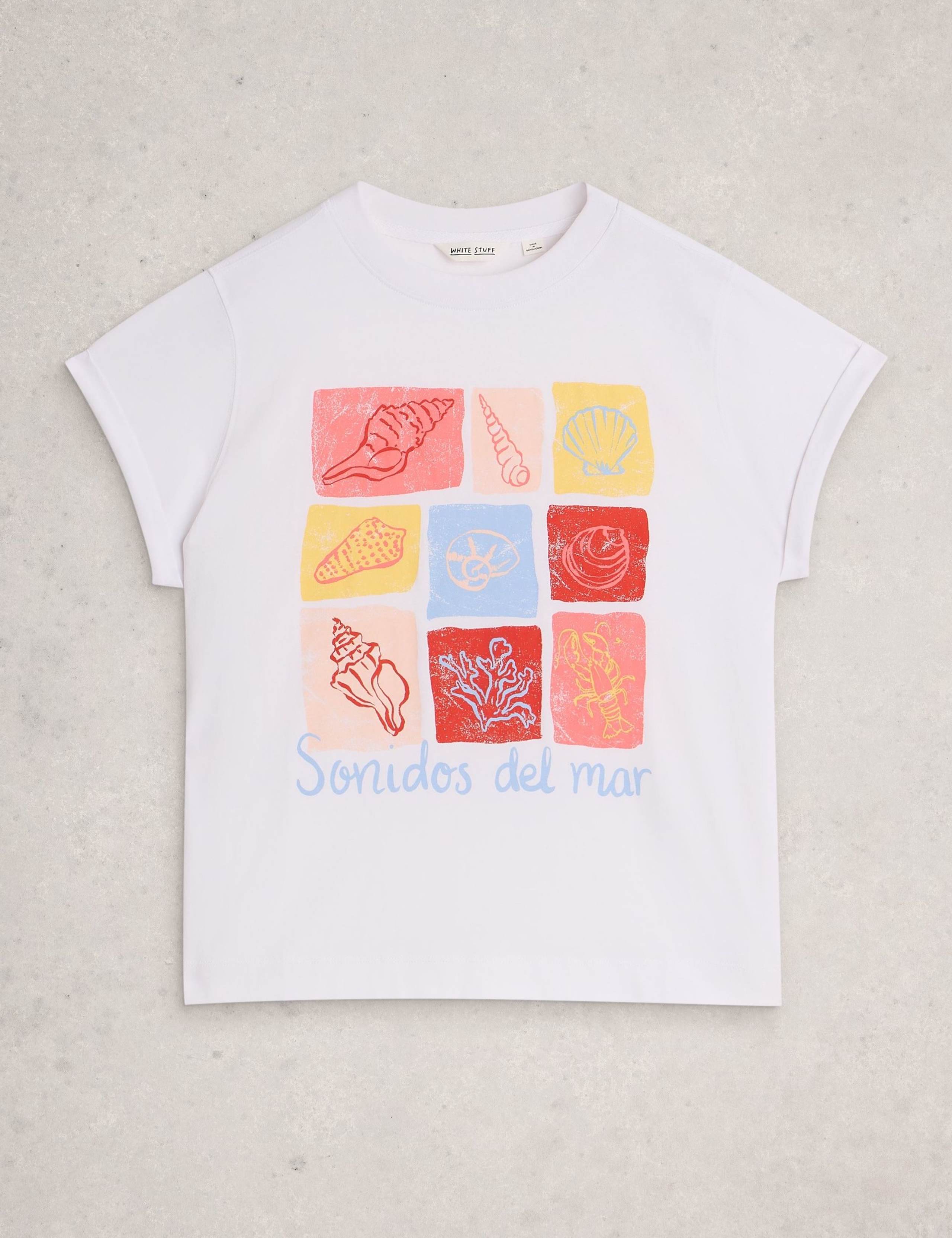 Pure Cotton Printed T-Shirt 2 of 6