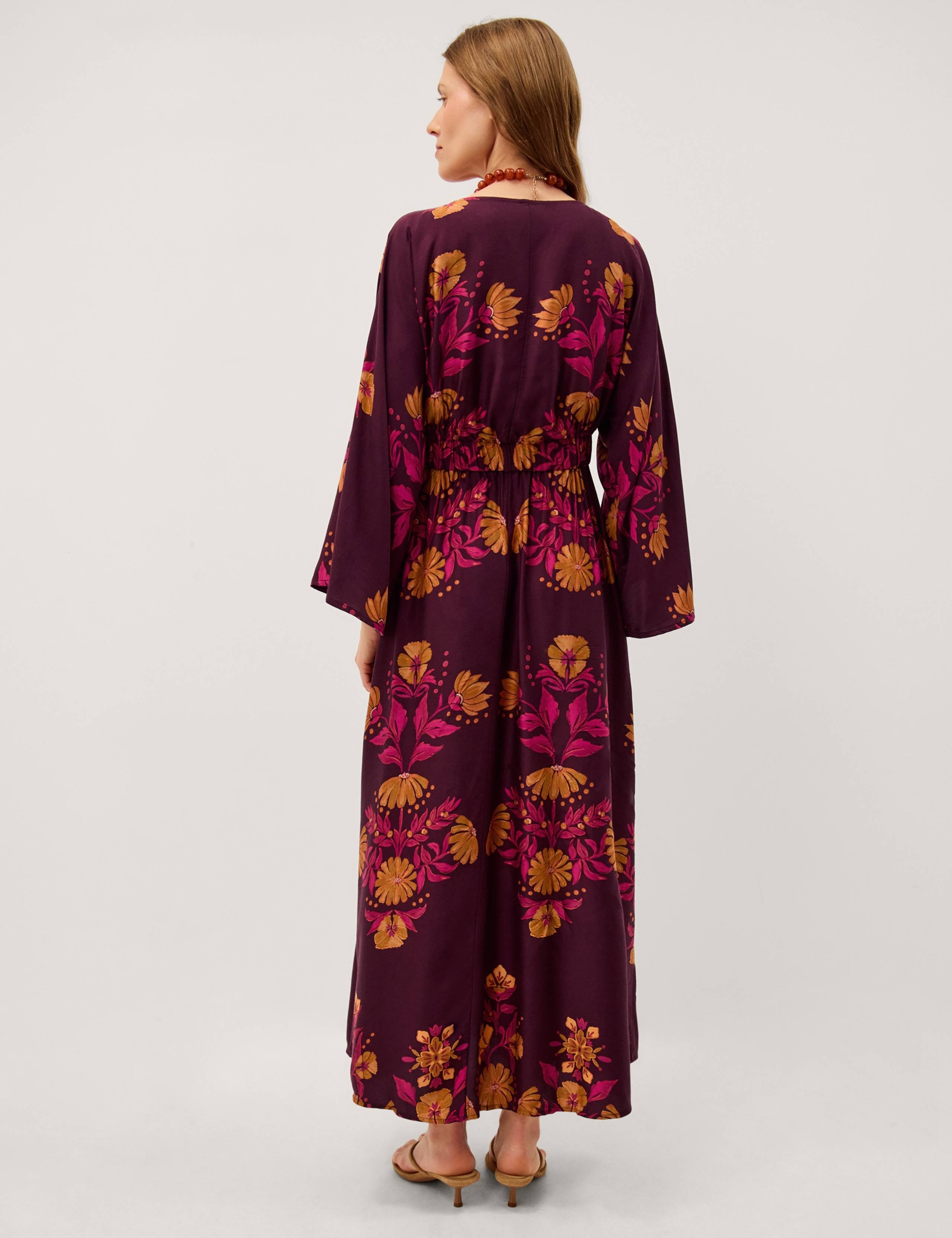 Koa Long Sleeve Floral Midi Dress 4 of 5