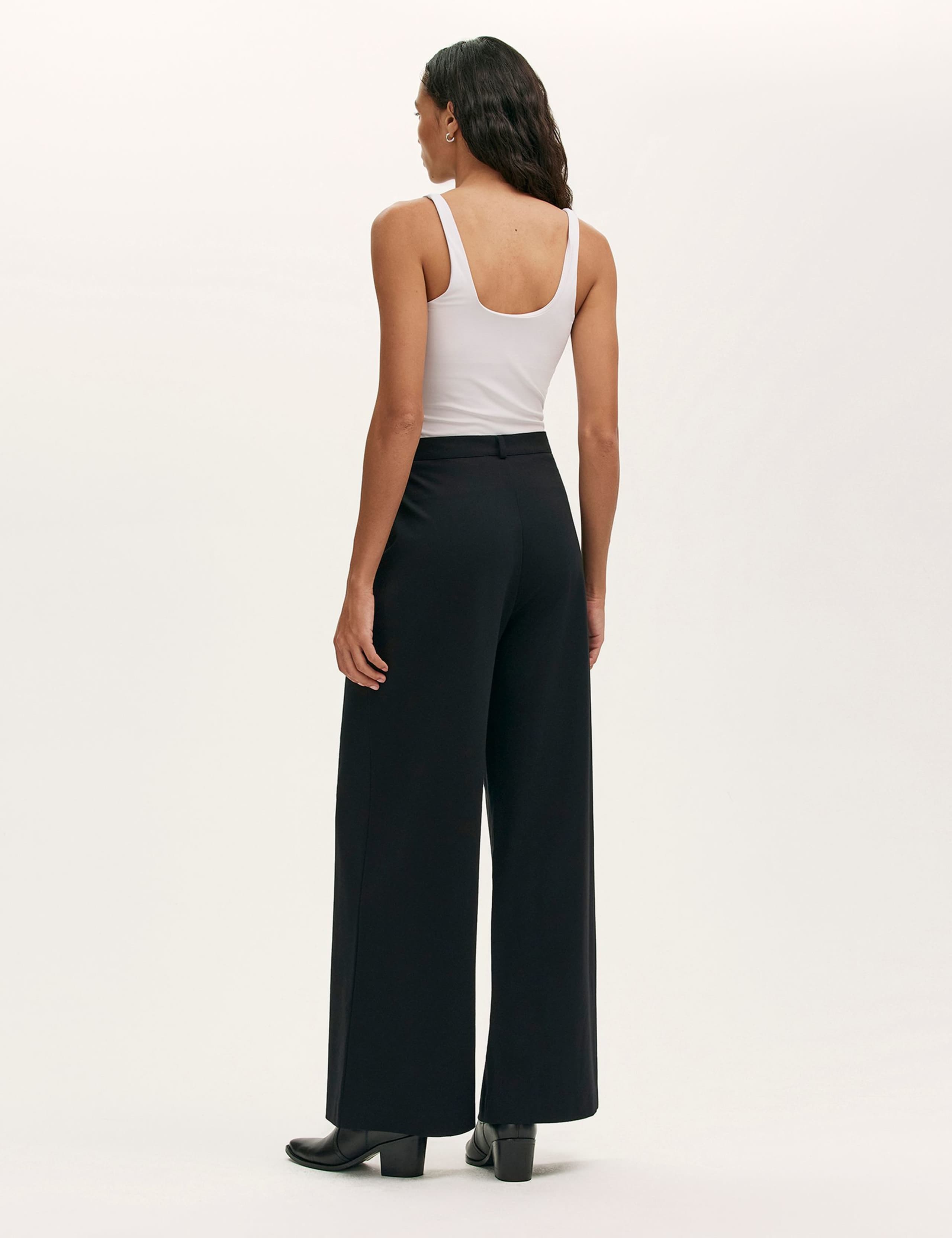 Jersey Wide Leg Trousers 3 of 4