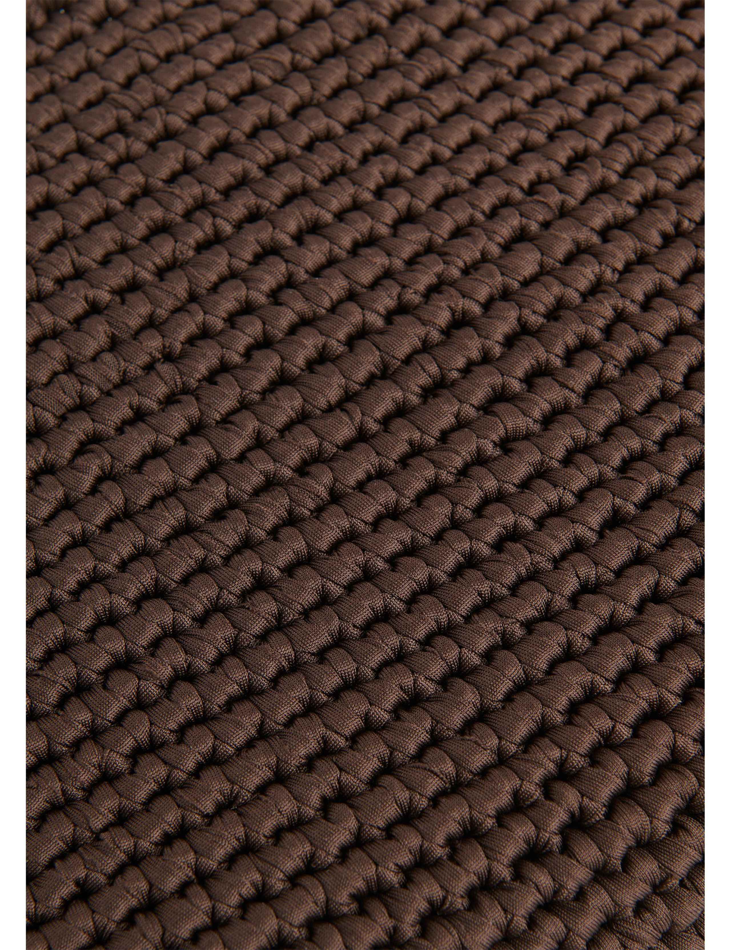 Woven Top Handle Shoulder Bag 3 of 4