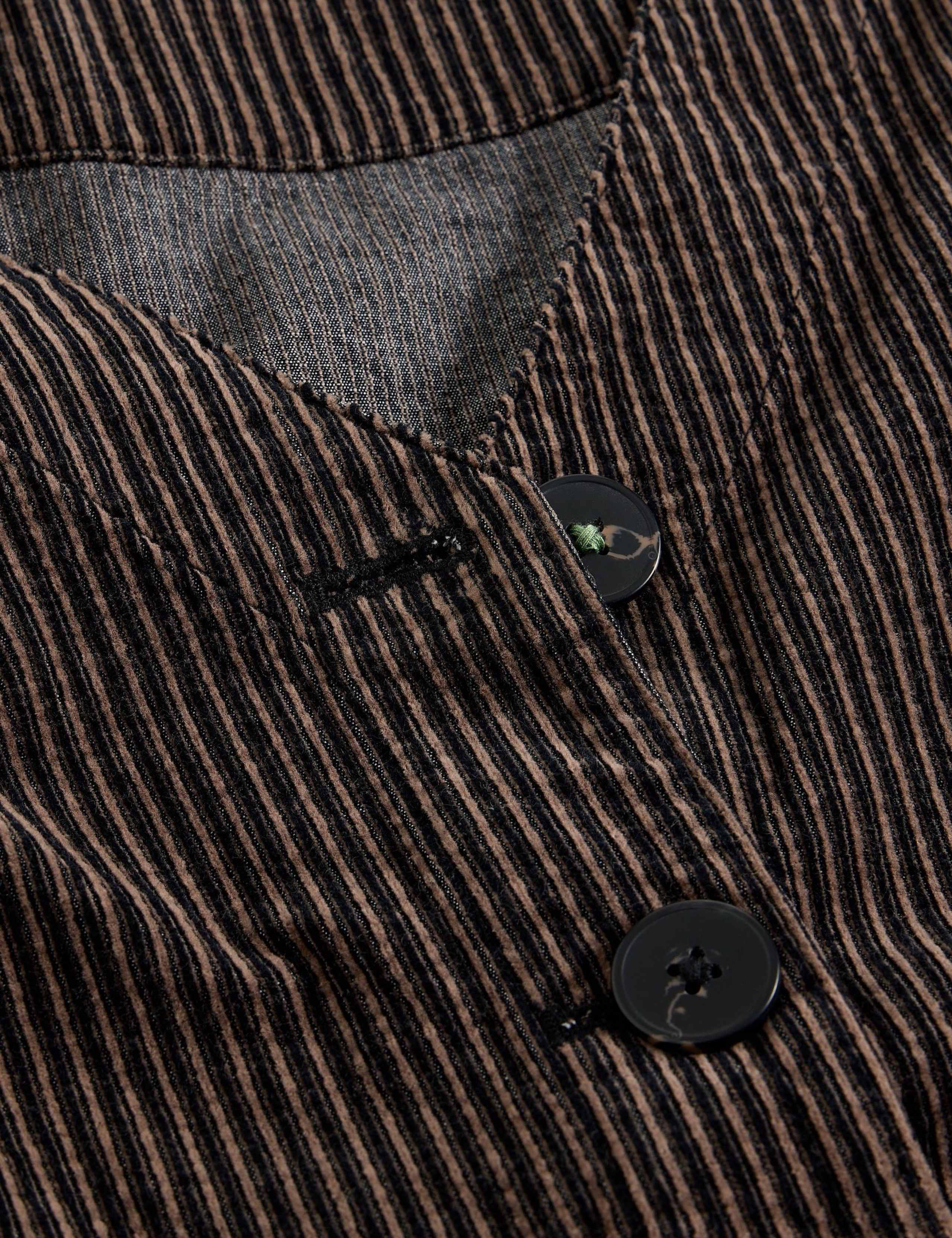 Cord V-Neck Relaxed Shift Dress 3 of 6