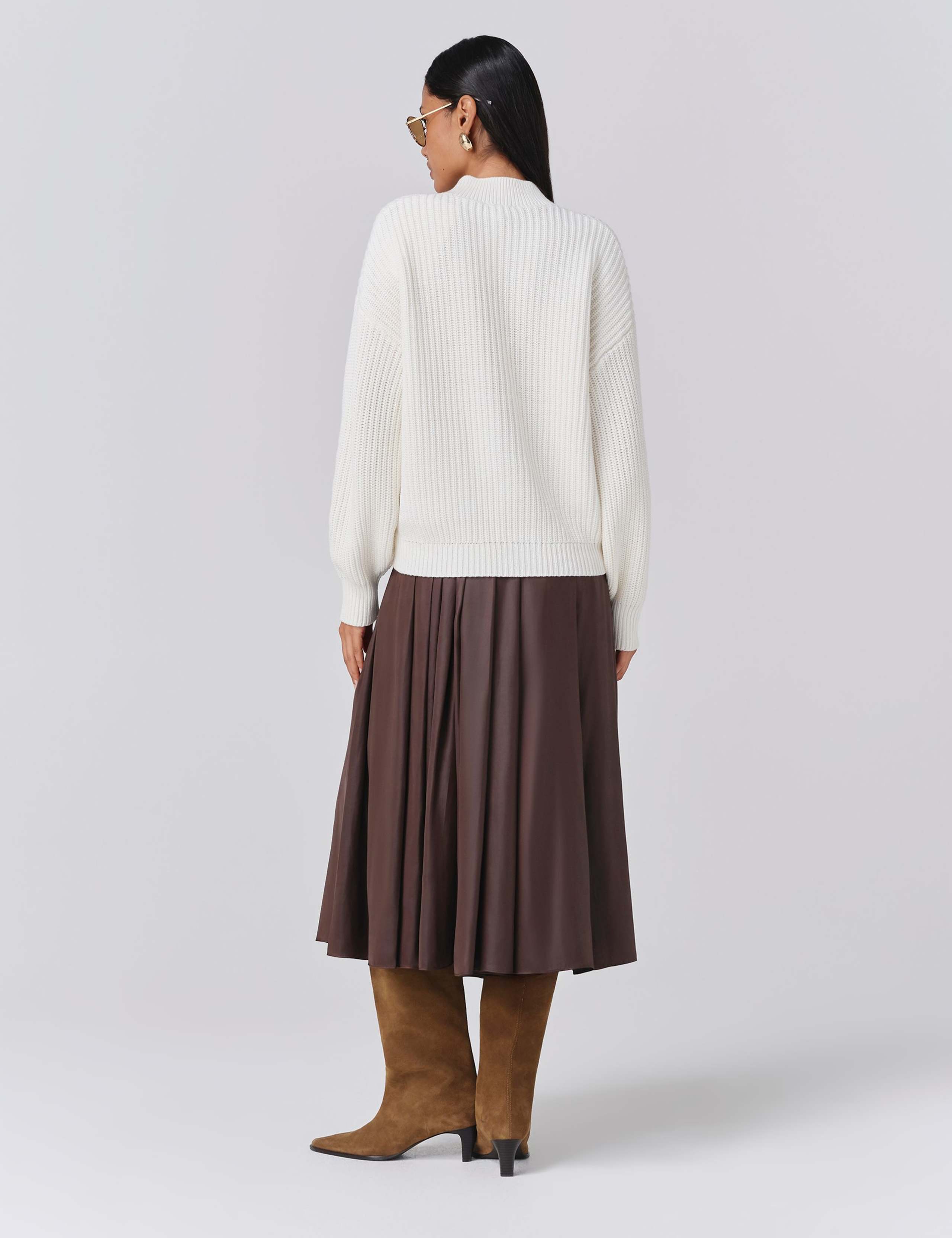 Pure Cotton Ribbed V-Neck Cardigan 4 of 5