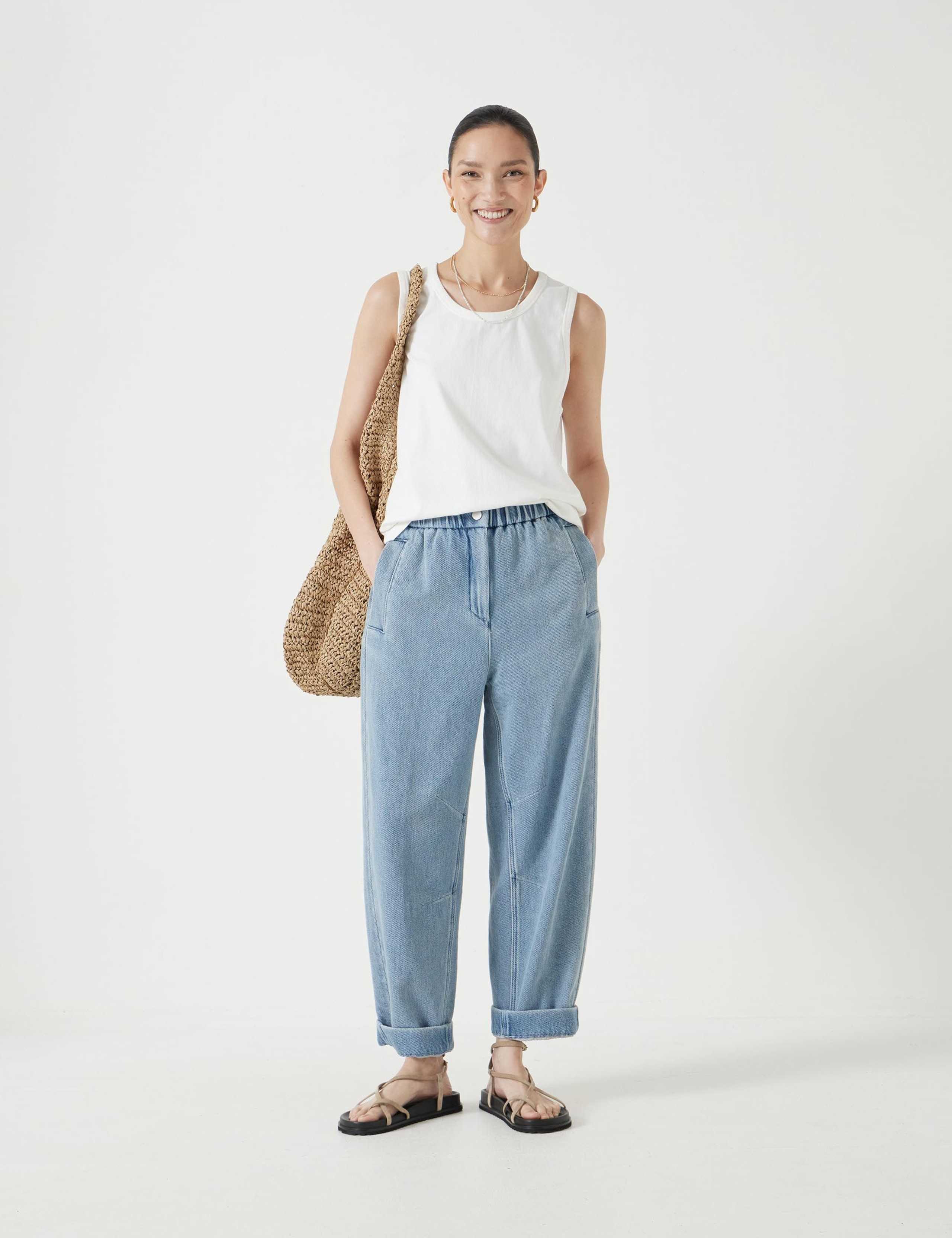 Pure Cotton Relaxed Vest 3 of 5