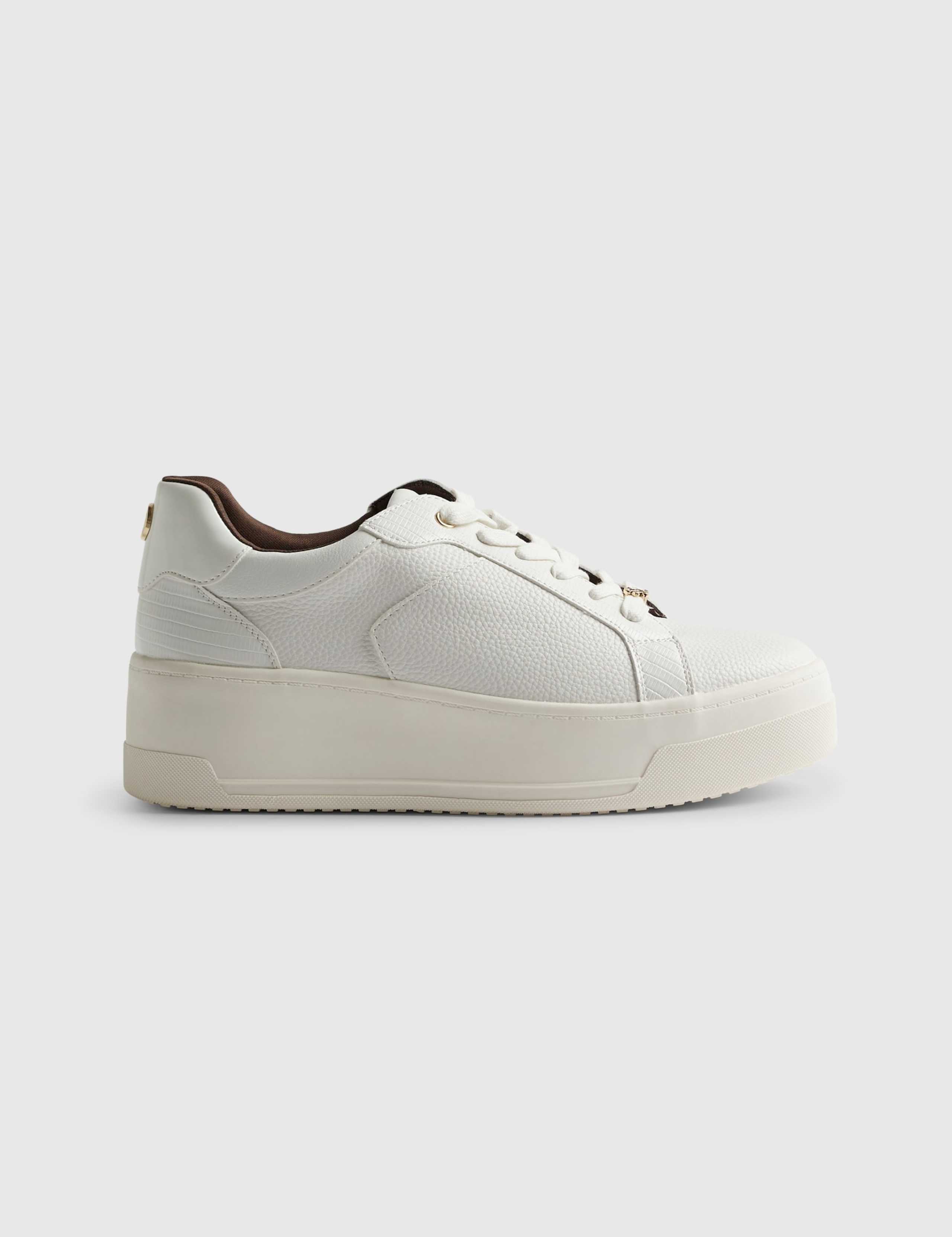 Lace Up Flatform Trainers 3 of 5