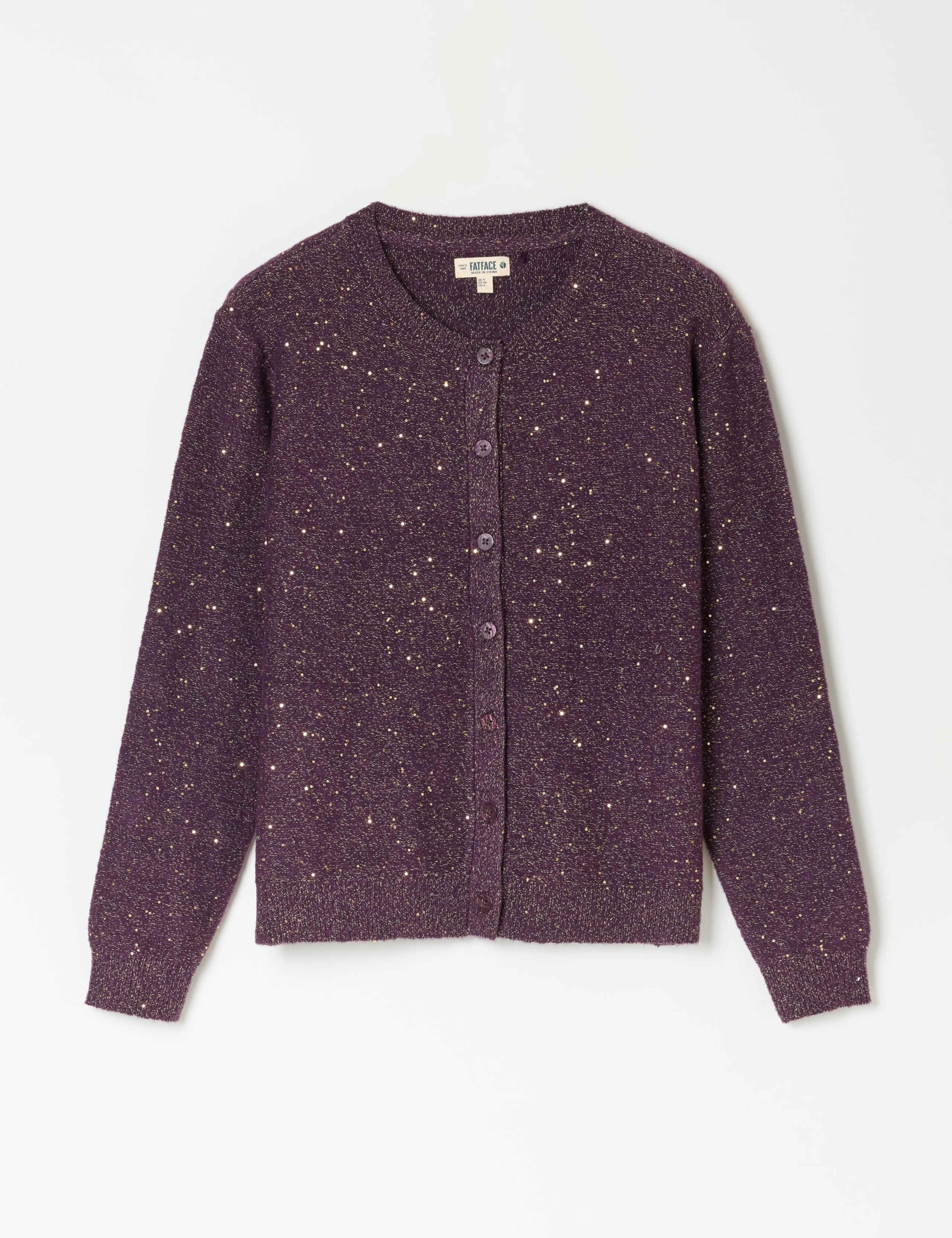Pure Cotton Sparkly Cardigan 2 of 5