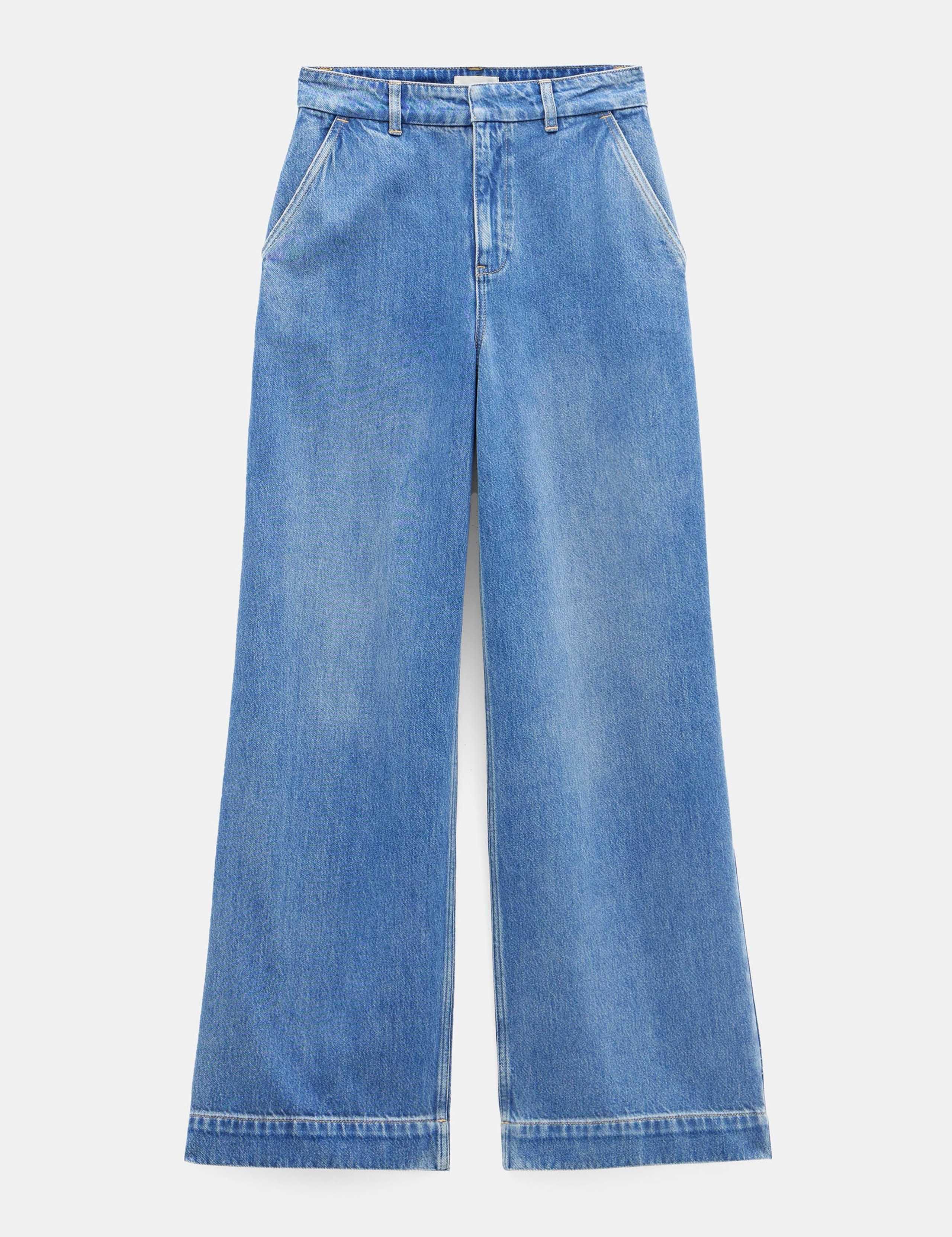High Waisted Wide Leg Jeans 2 of 5