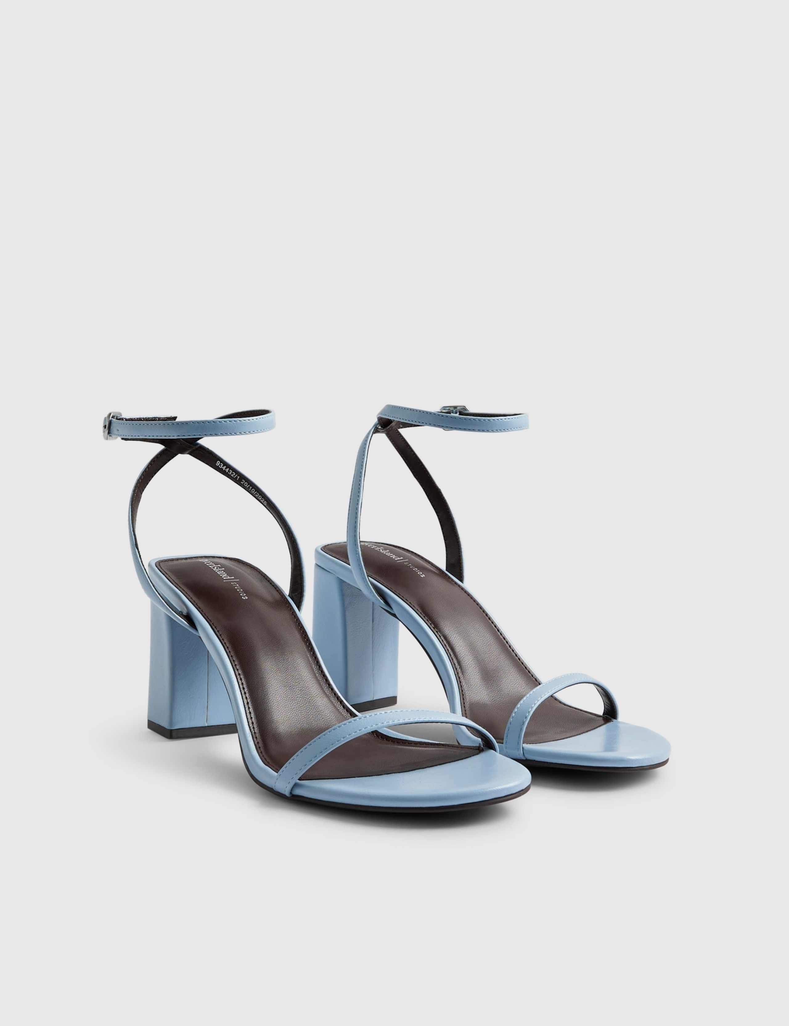 Ankle Strap Block Heel Sandals 1 of 5