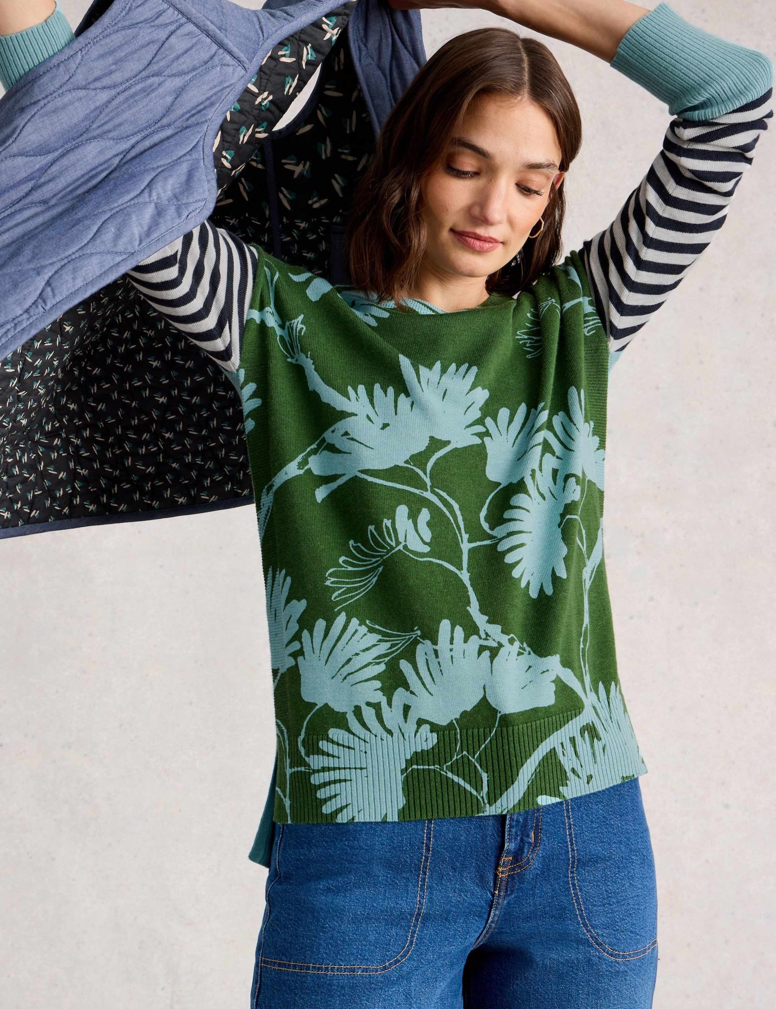 Cotton Floral Jumper 3 of 6