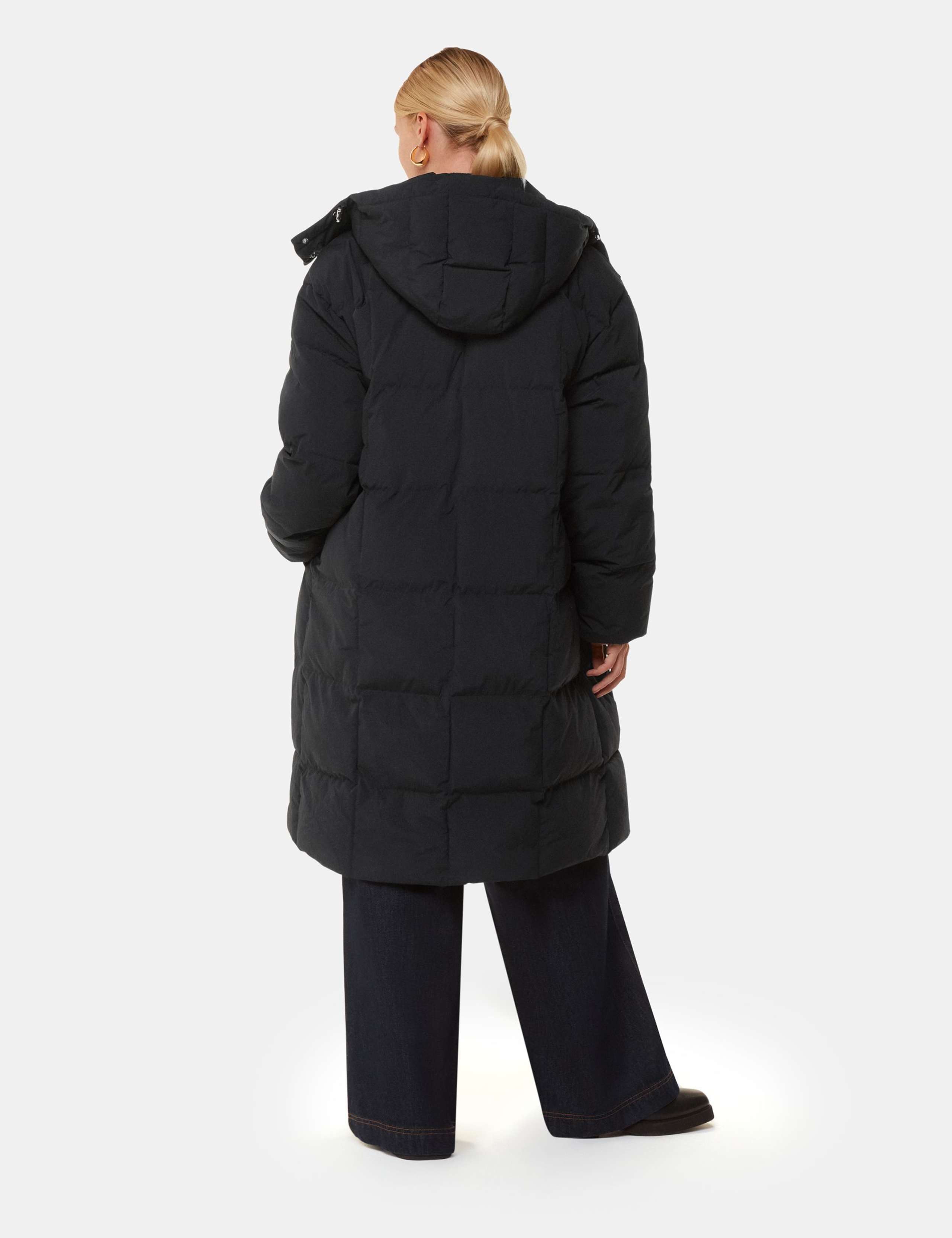 Quilted Longline Puffer Coat 3 of 4