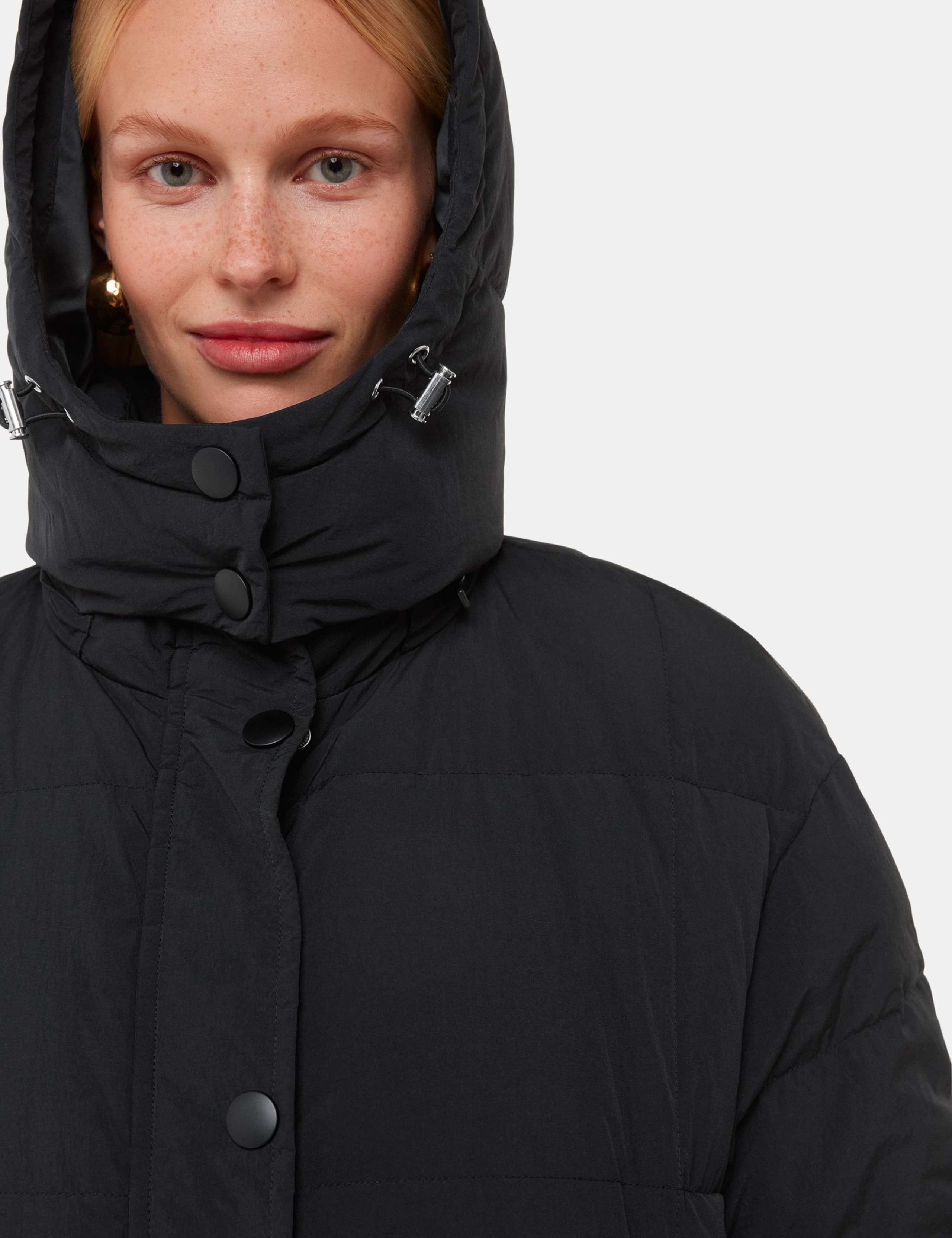 Quilted Longline Puffer Coat 4 of 4