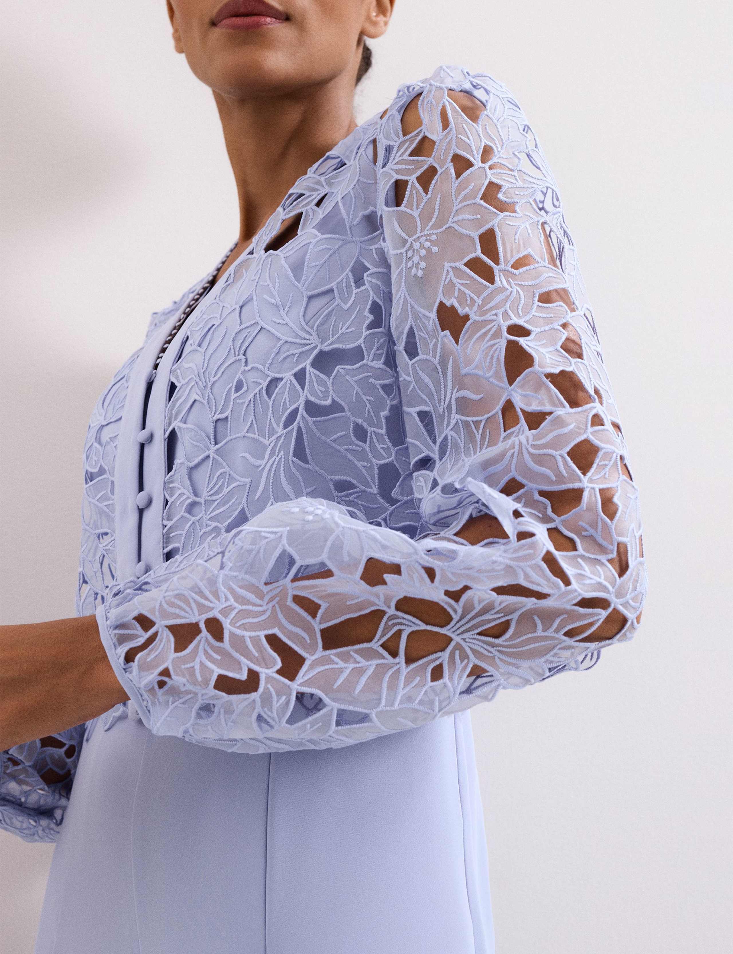 Lace Long Sleeve Jumpsuit 7 of 8