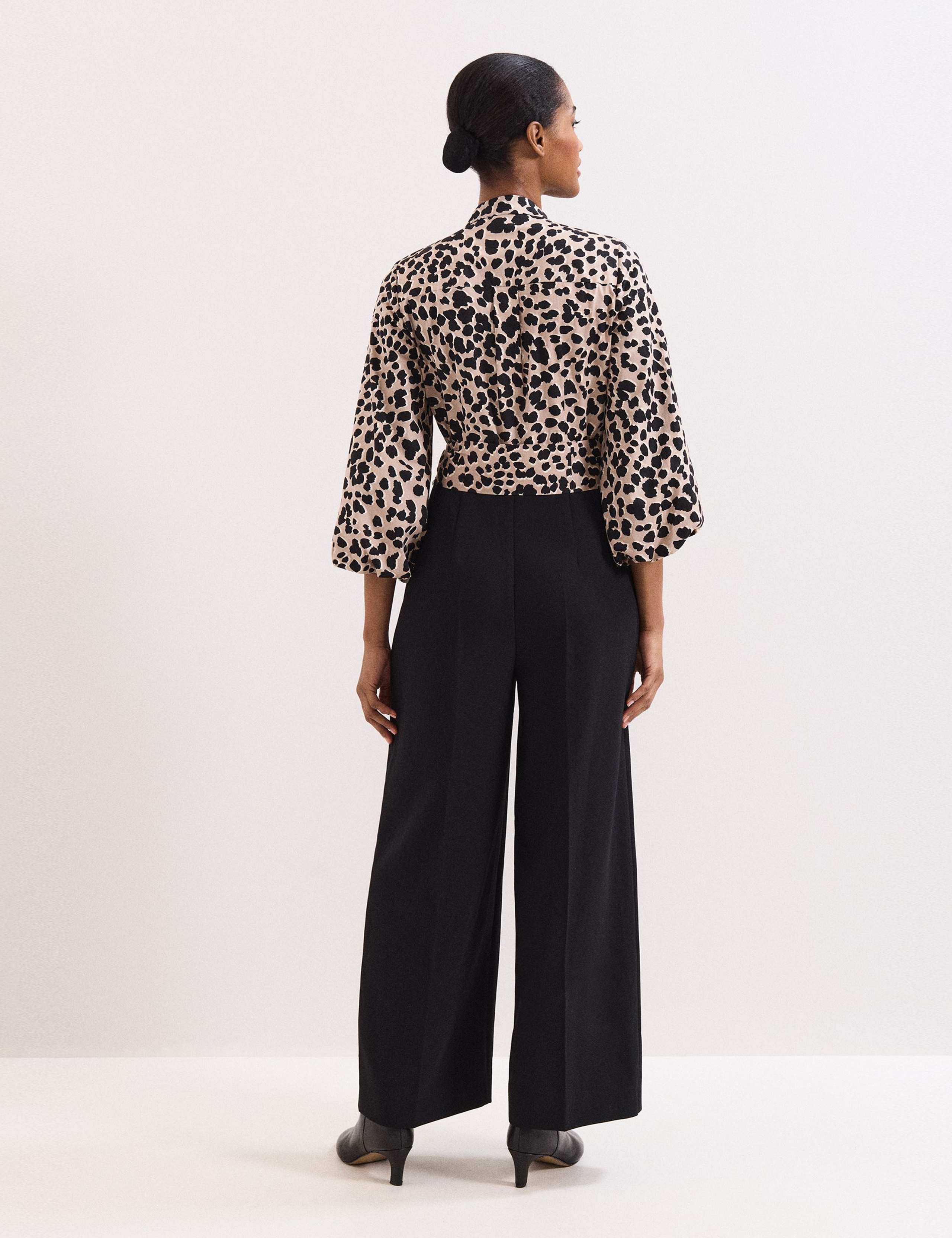 Leopard Print Wide Leg Jumpsuit 7 of 7