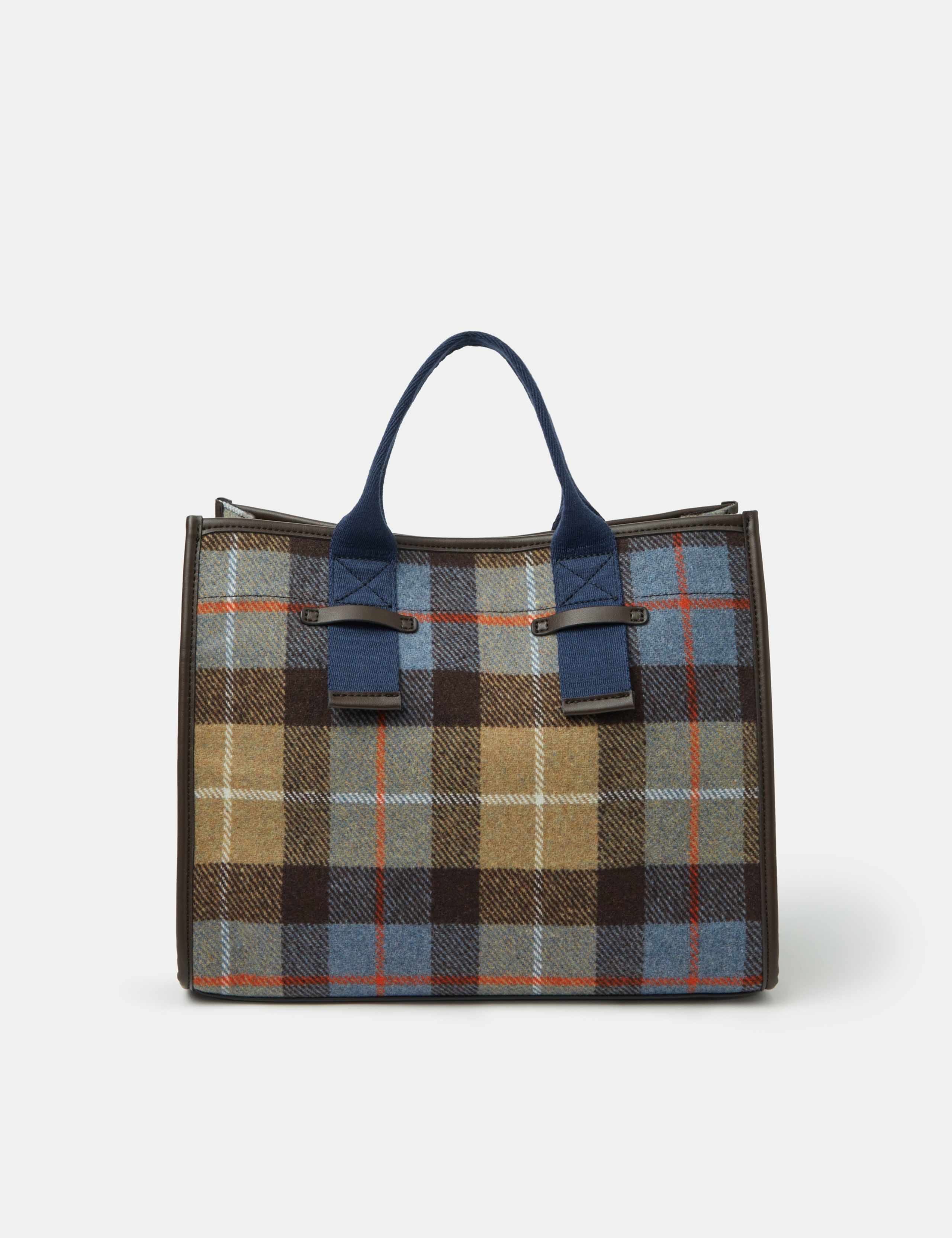 Check Print Handheld Clutch Bag 4 of 5