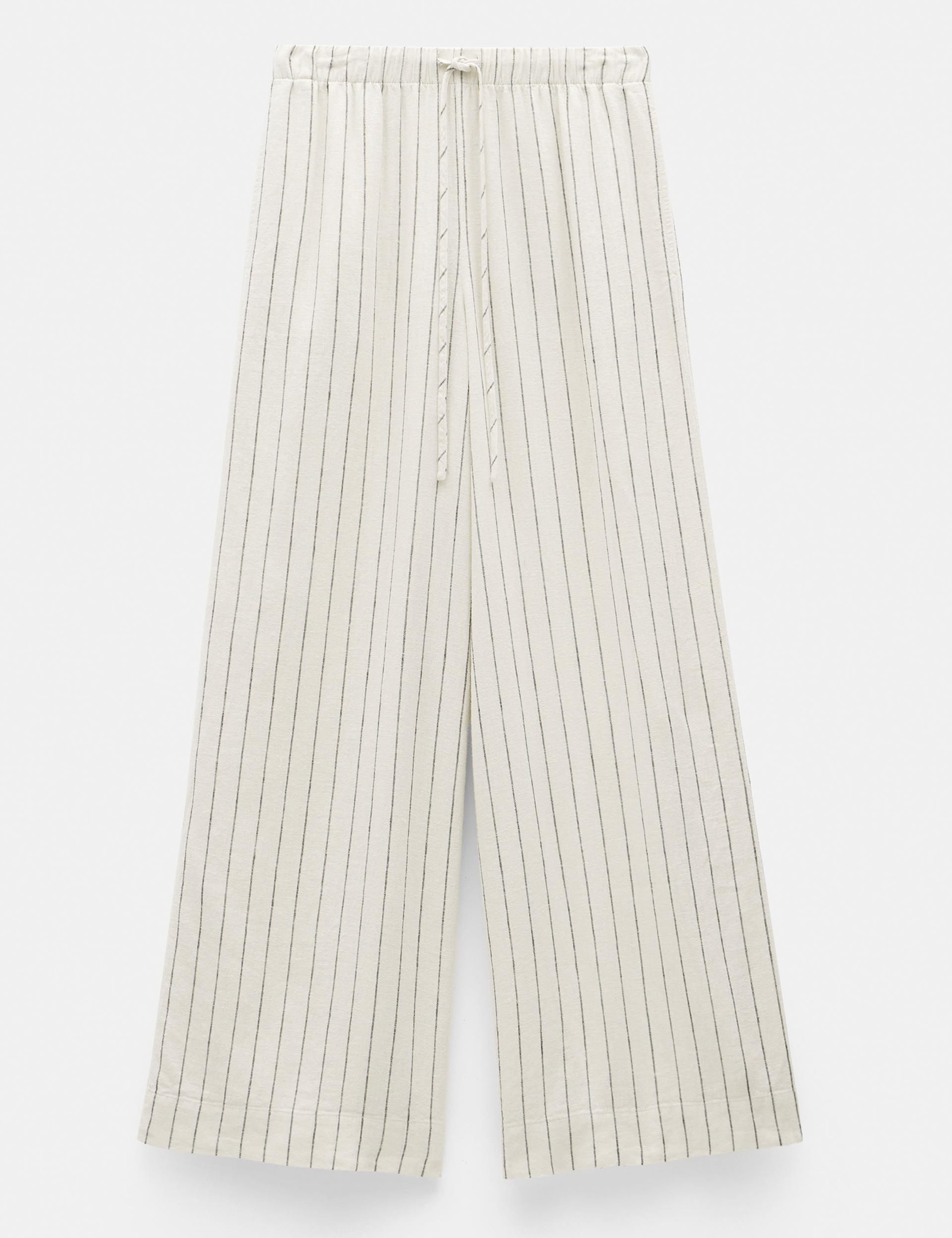 Linen Blend Wide Leg Trousers 2 of 5