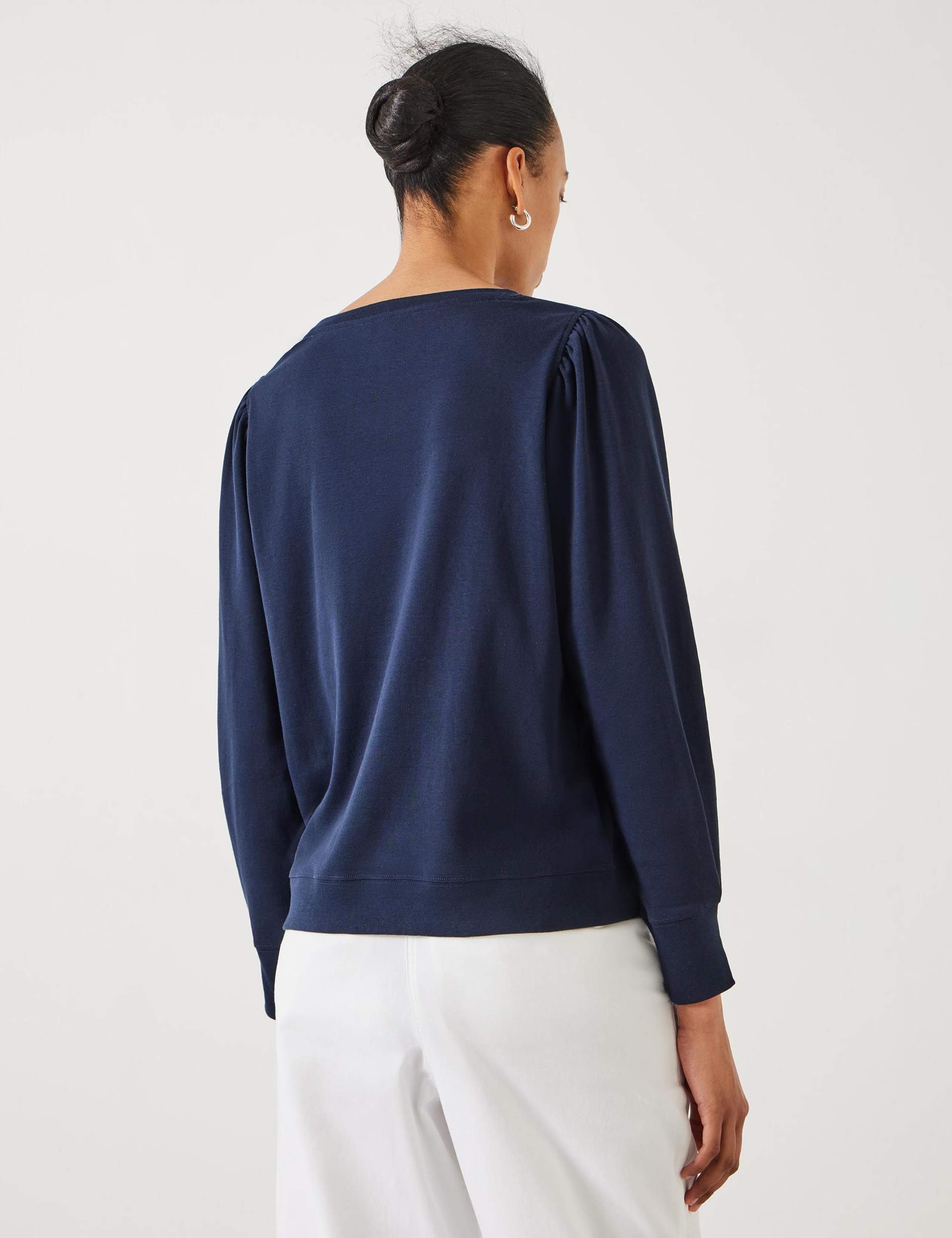 Emily Pure Cotton Puff Sleeve Top 4 of 5