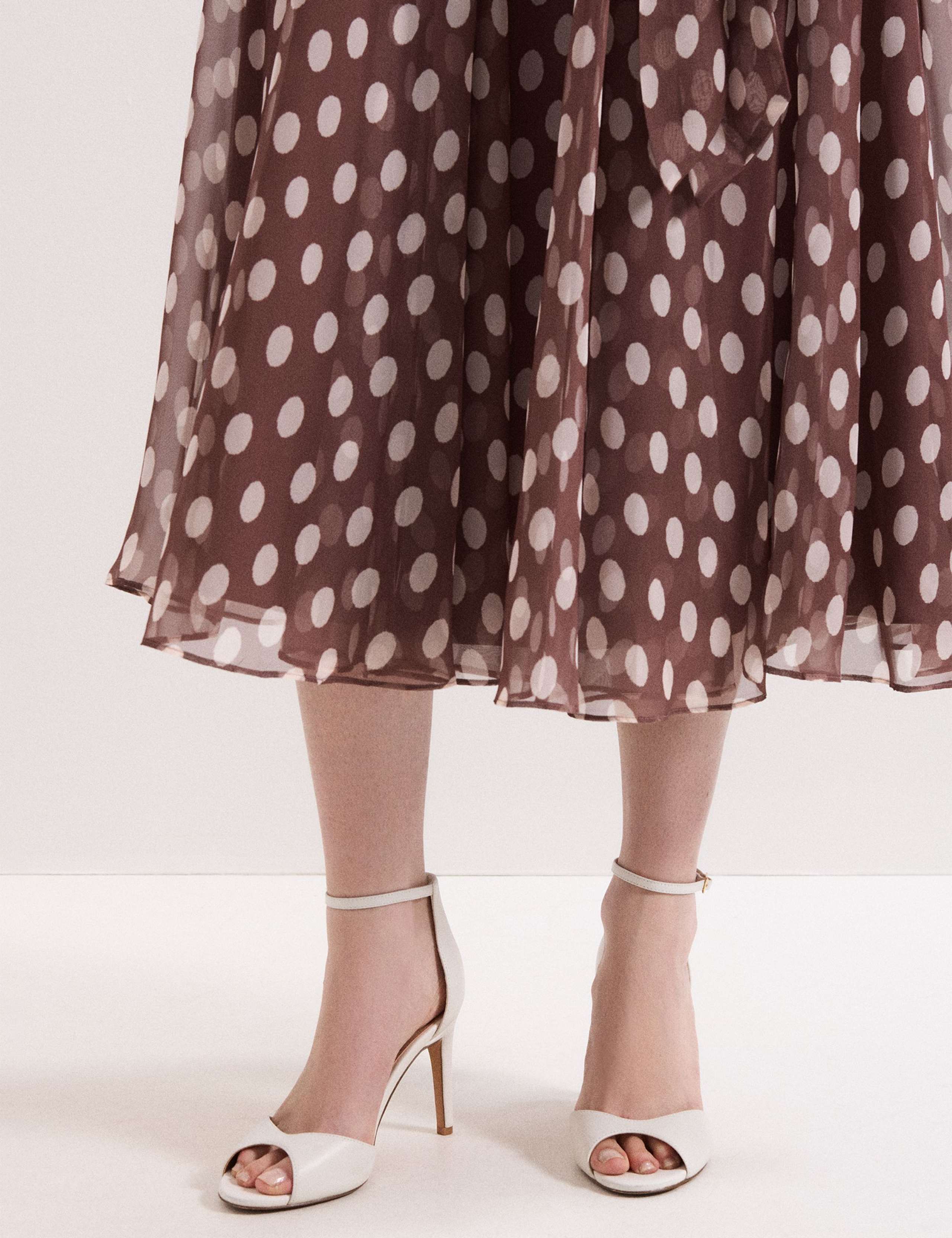 Leather Ankle Strap Stiletto Sandals 5 of 9