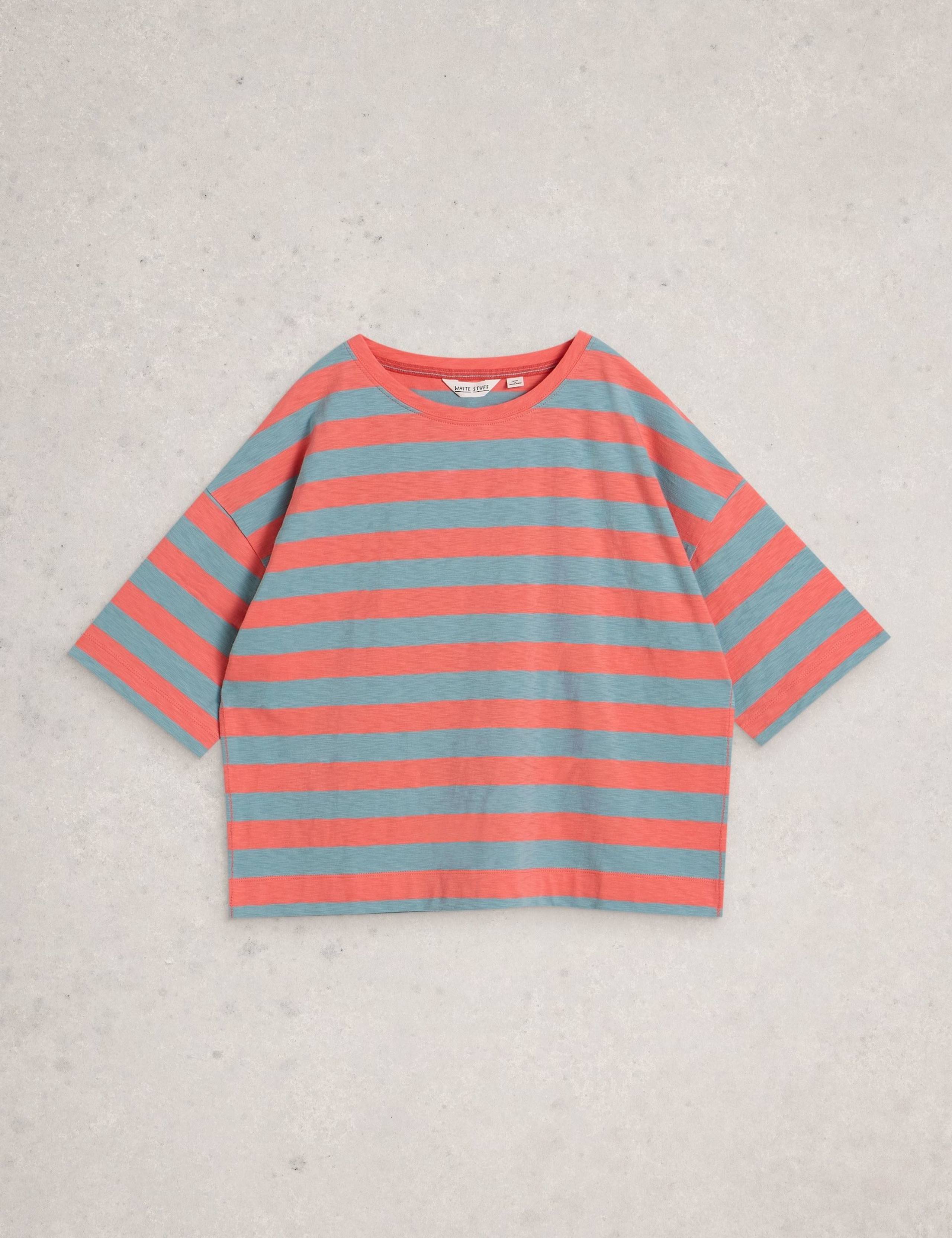 Pure Cotton Striped T-Shirt 2 of 6