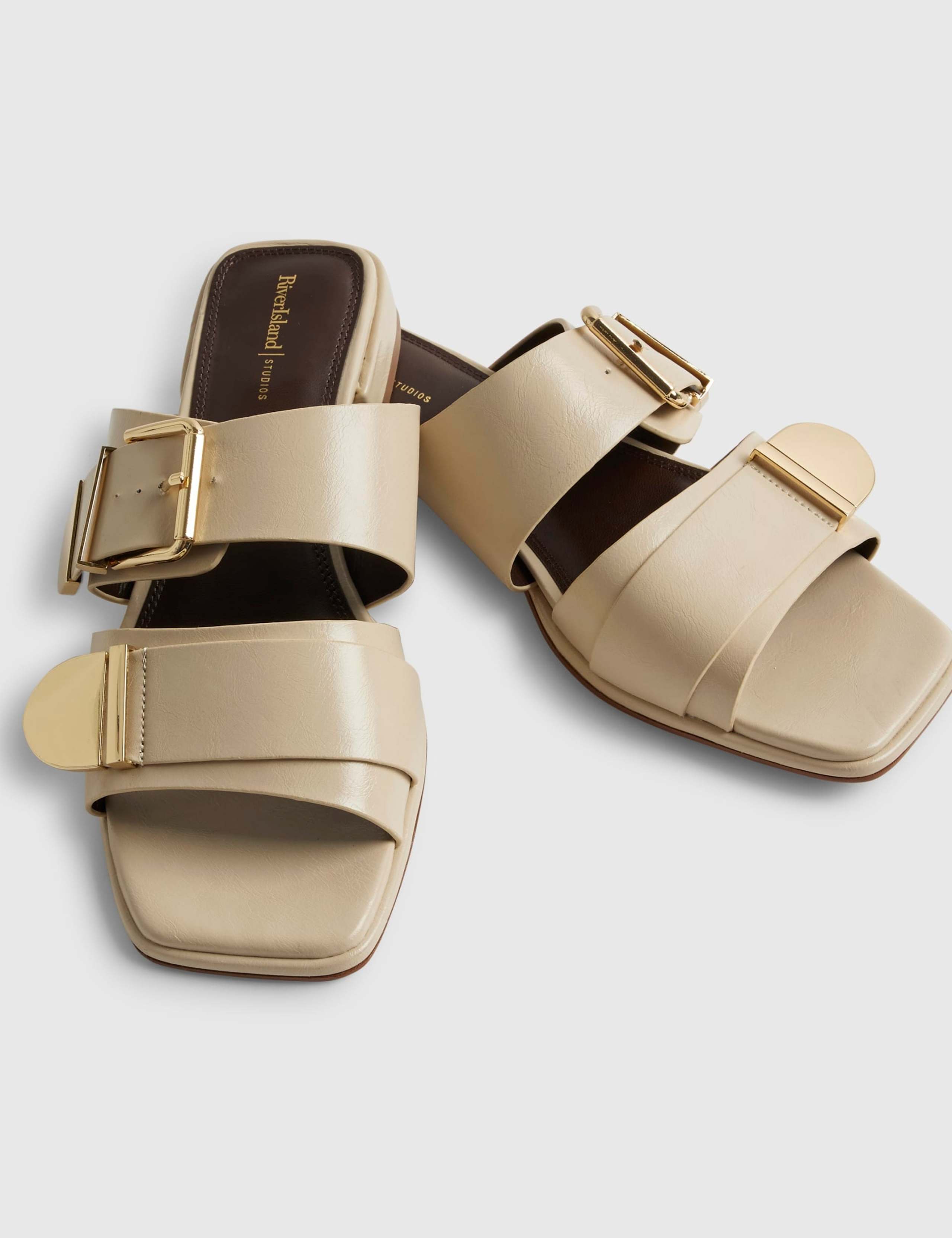 Double Buckle Flat Sandals 5 of 5