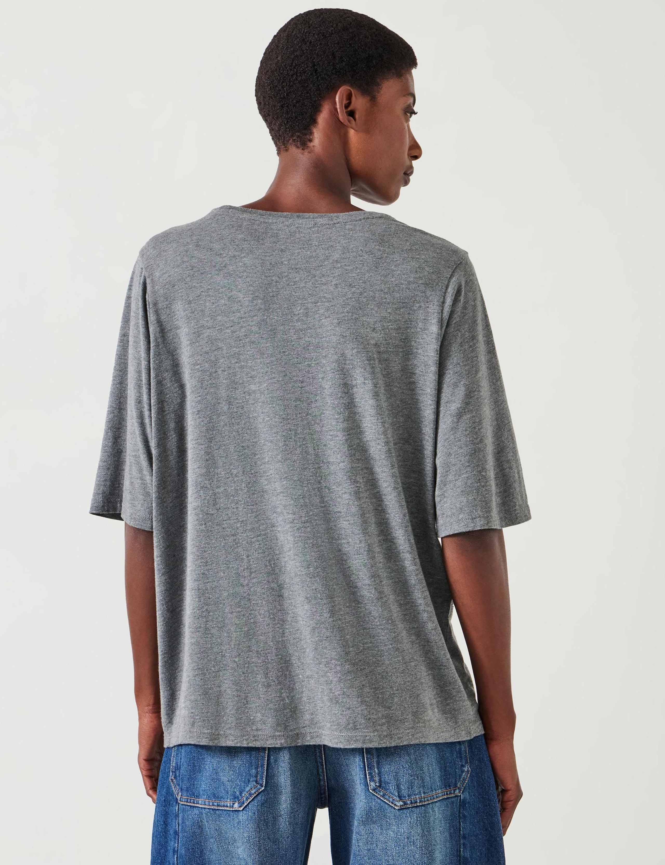 Cotton Rich Crew Neck T-Shirt 5 of 5