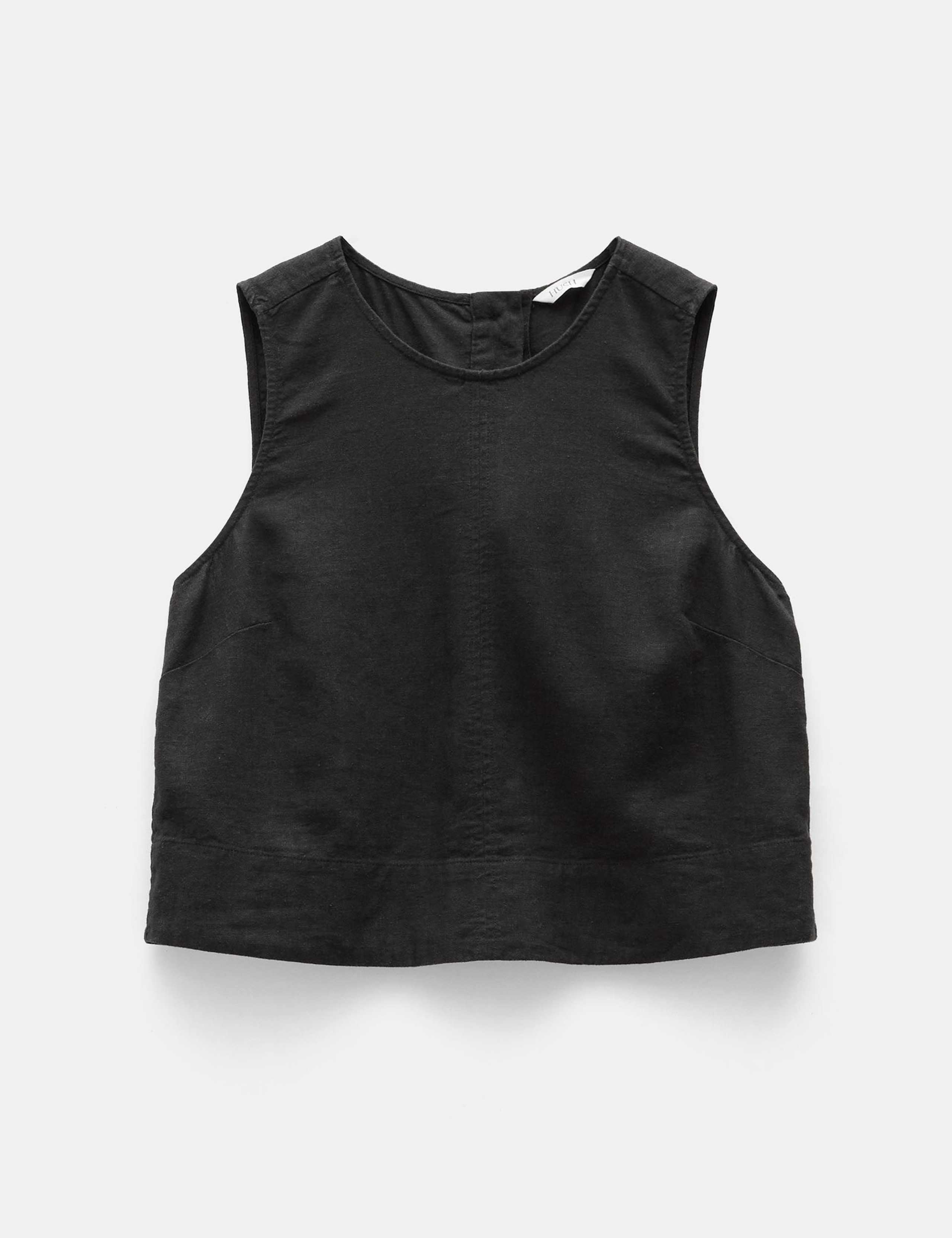 Linen Blend Shell Top 2 of 5