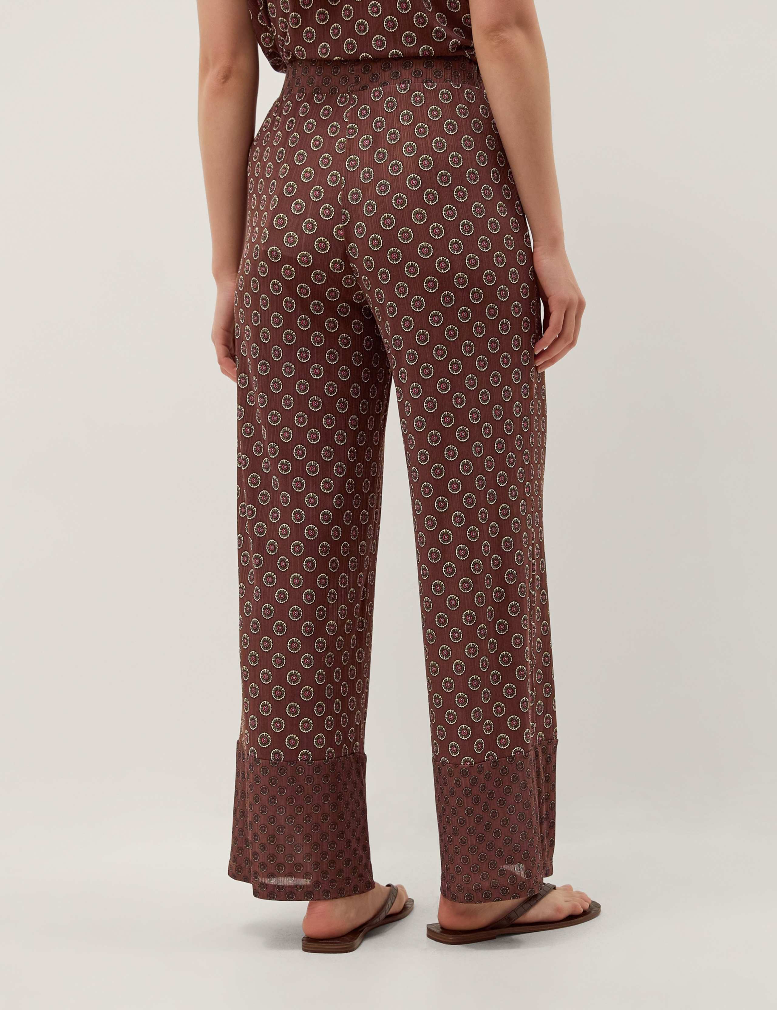 Geometric Wide Leg Trousers 3 of 4