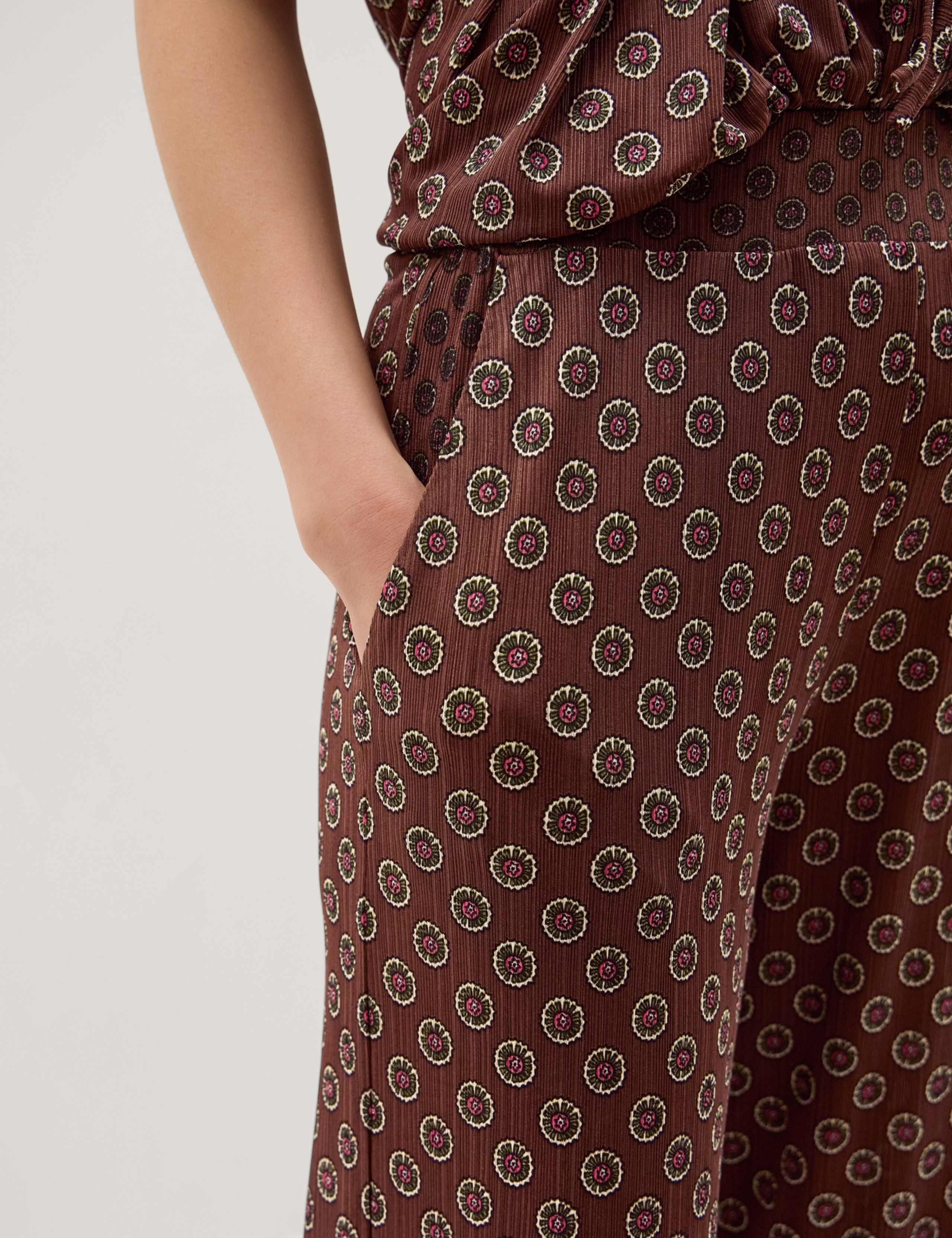 Geometric Wide Leg Trousers 4 of 4