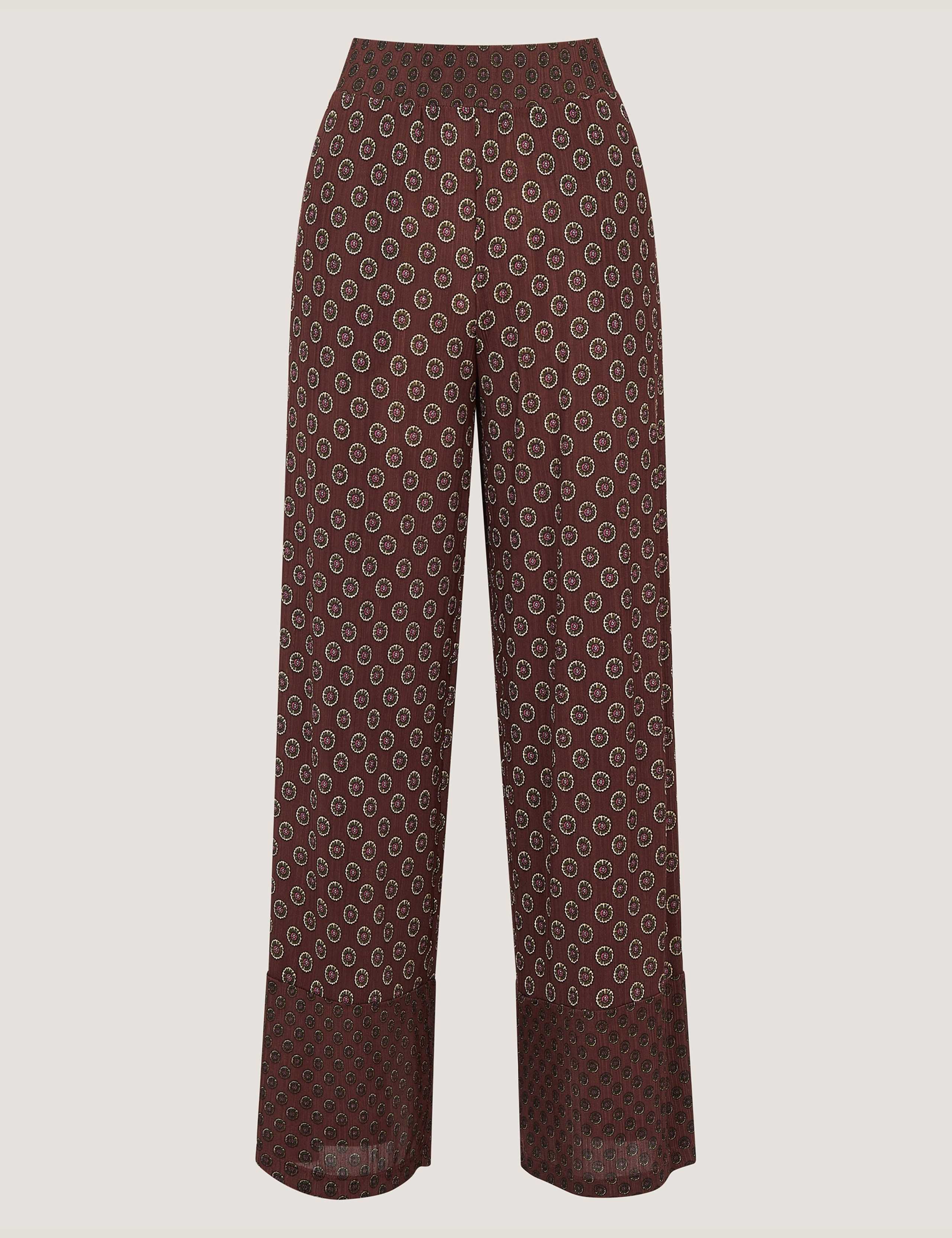 Geometric Wide Leg Trousers 2 of 4