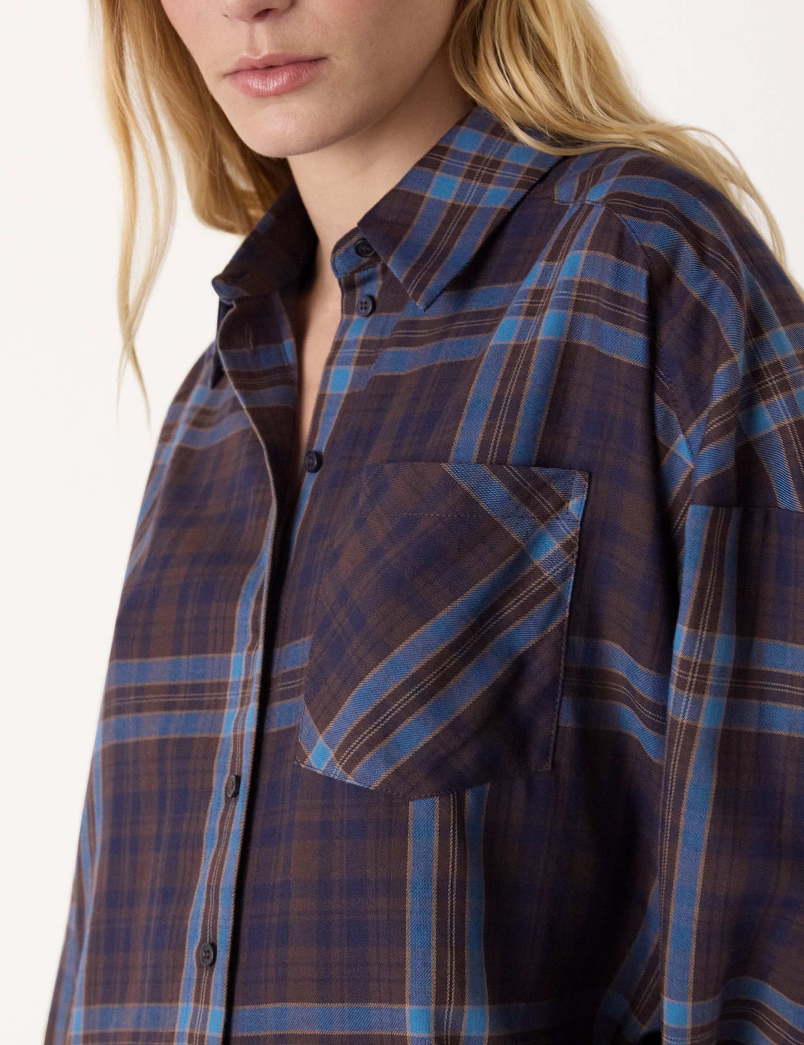 Pure Cotton Checked Collared Shirt 4 of 4
