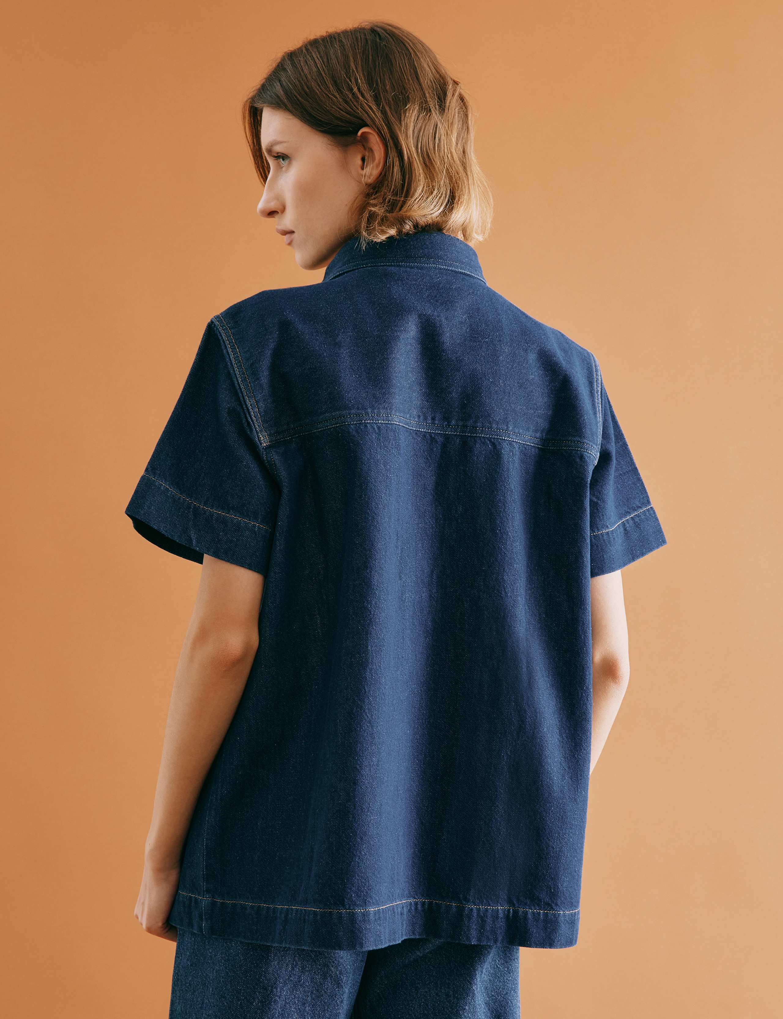 Pure Cotton Denim Shirt 6 of 6