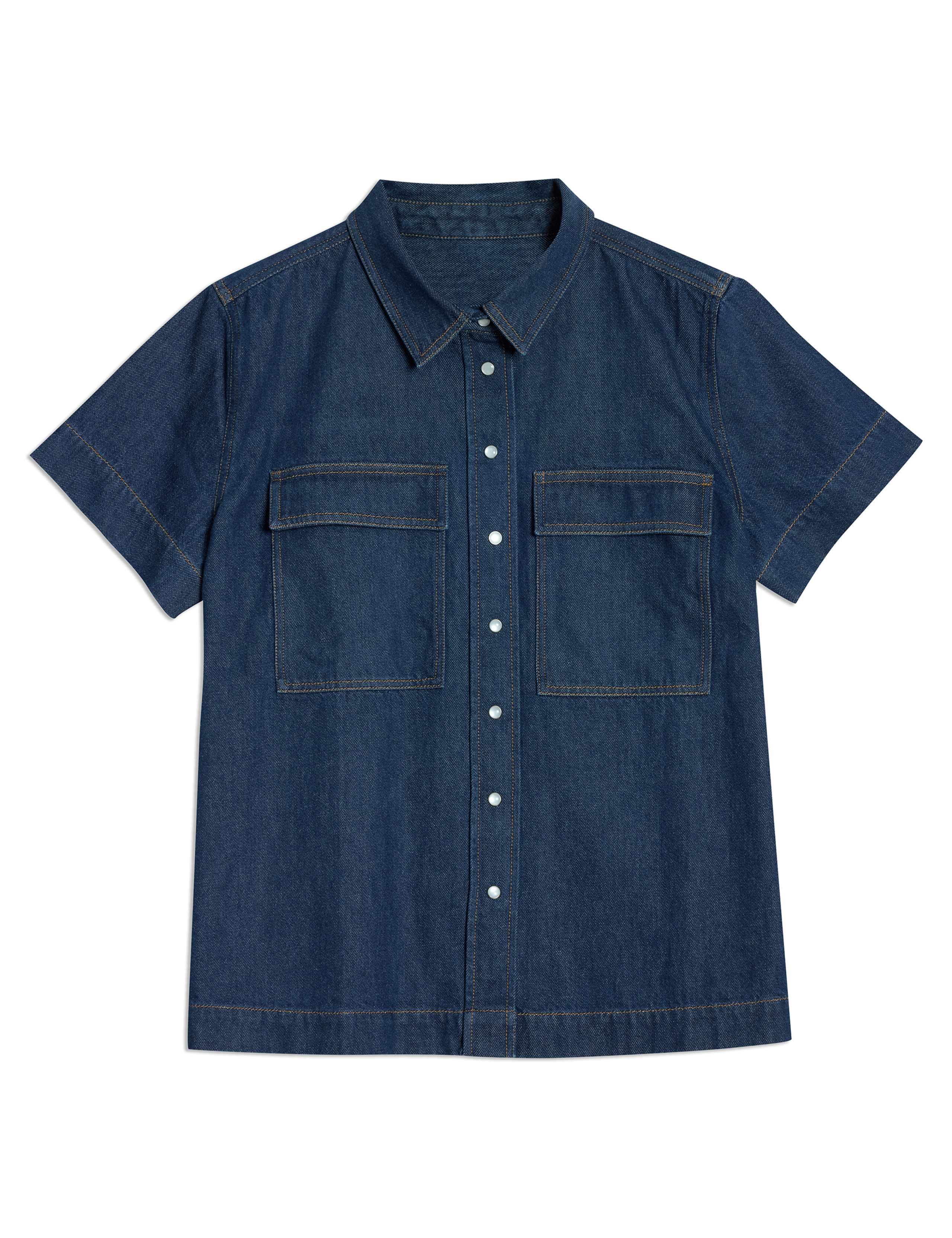 Pure Cotton Denim Shirt 2 of 6