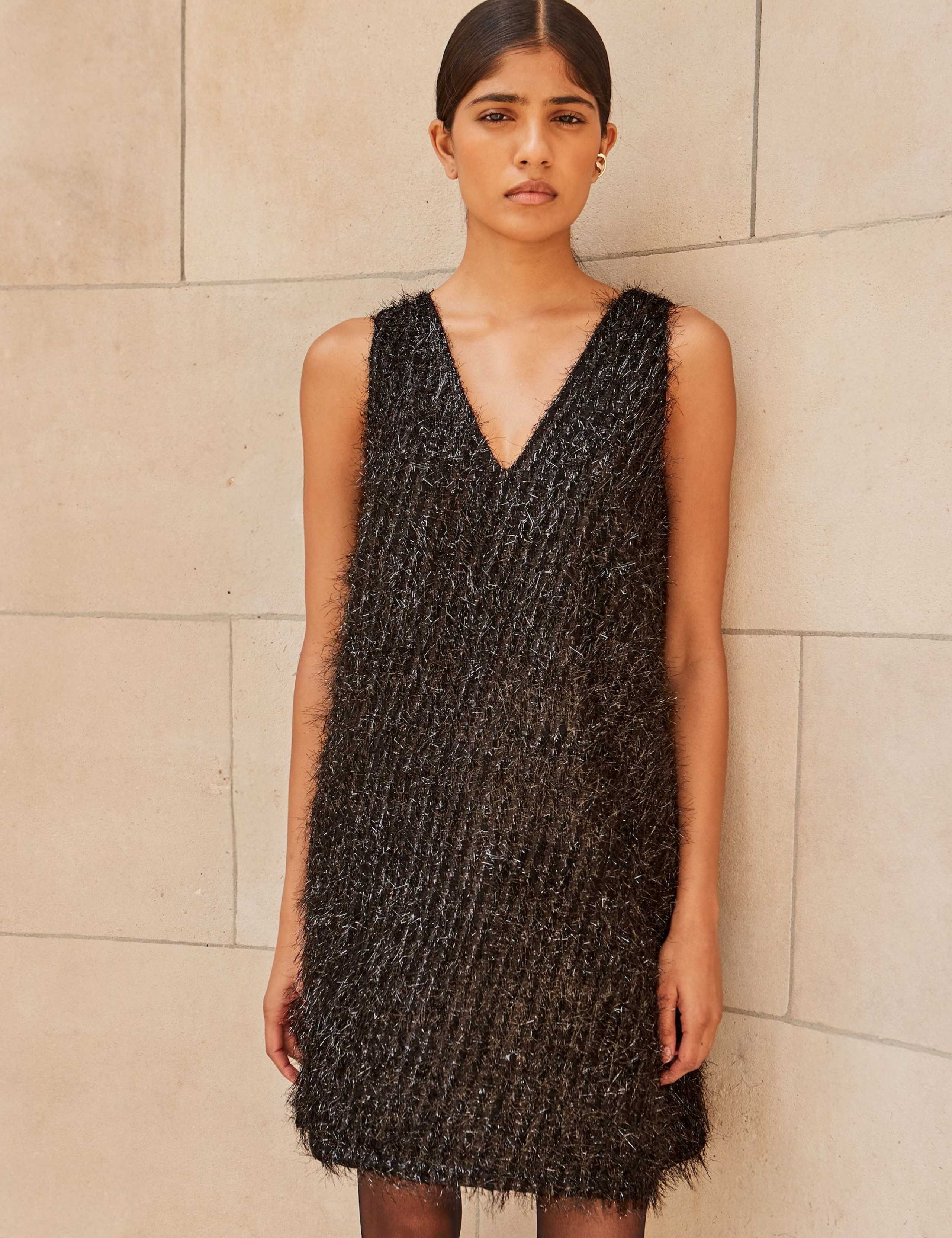 Tinsel Mini Shift Dress 2 of 3