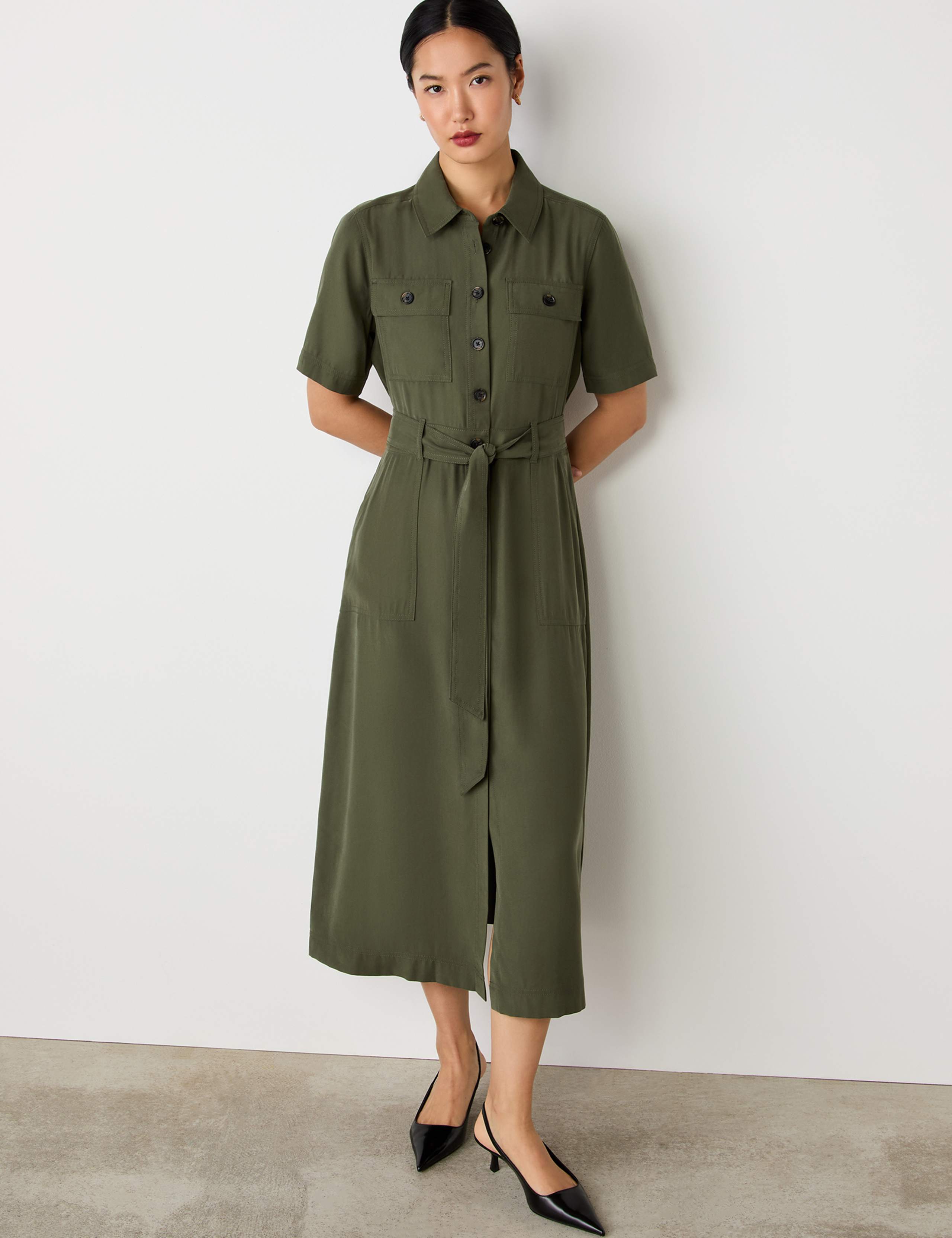 Midi Shirt Dress 2 of 4