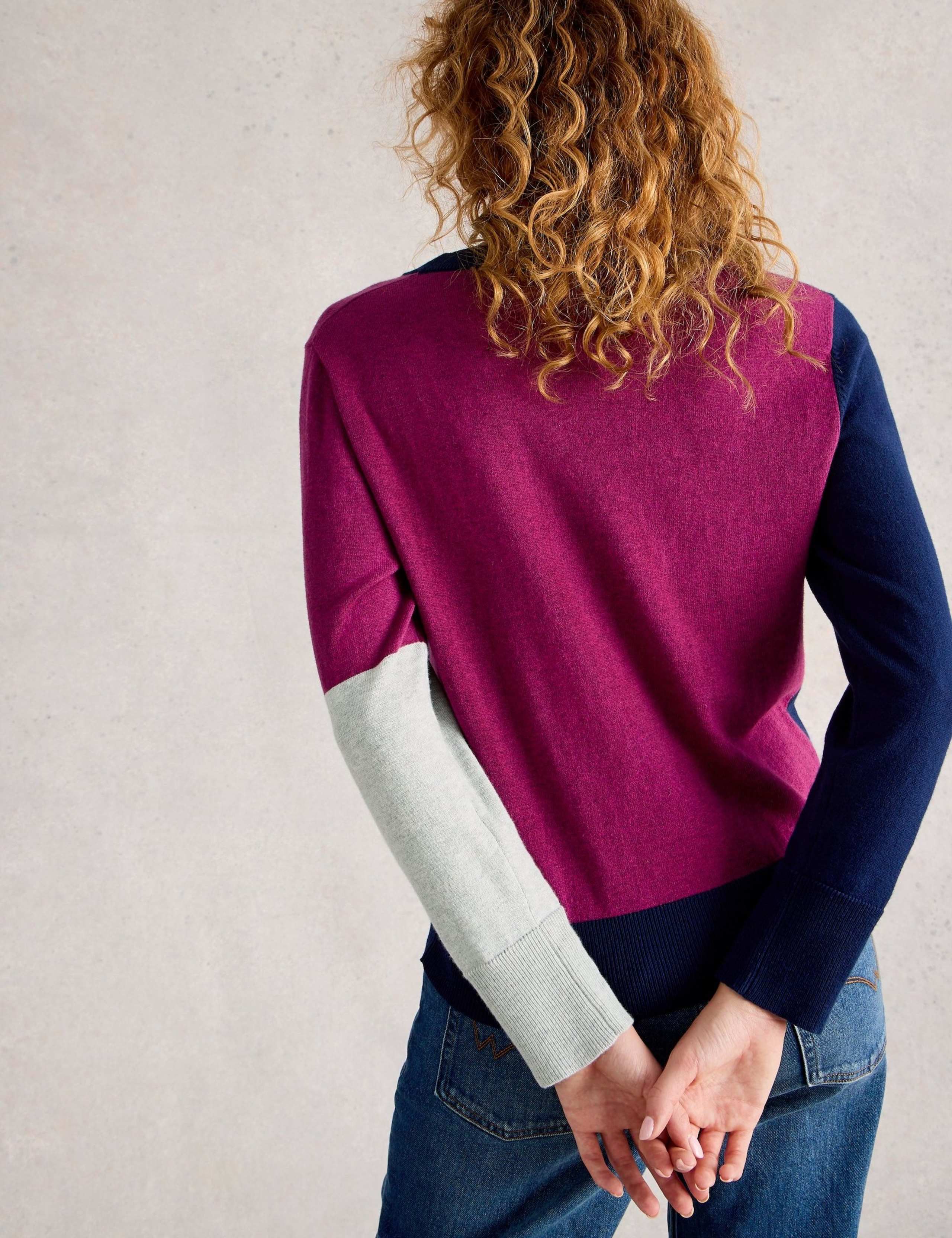 Merino Wool Blend Striped Jumper 5 of 6