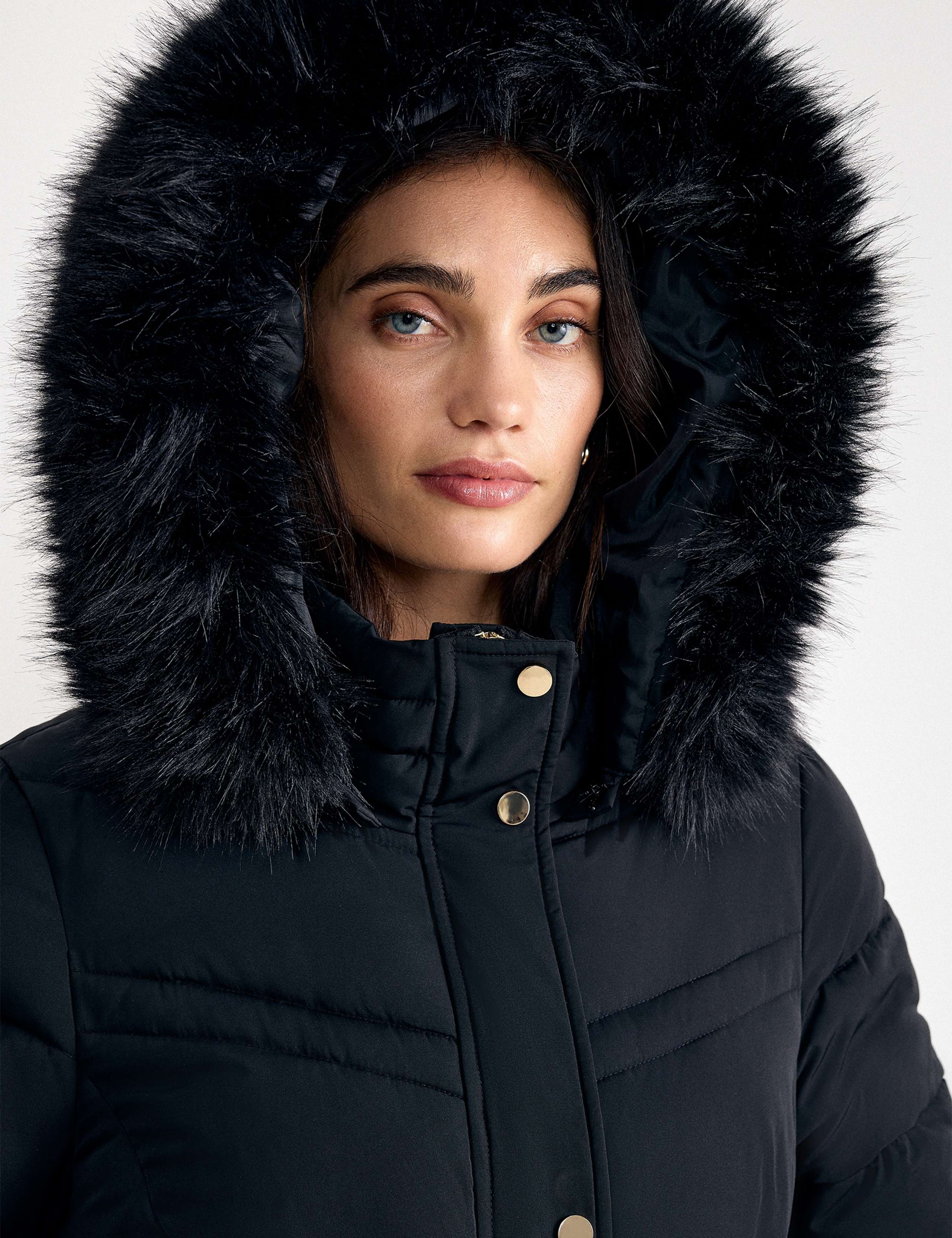 Hooded Belted Longline Puffer Coat 4 of 10