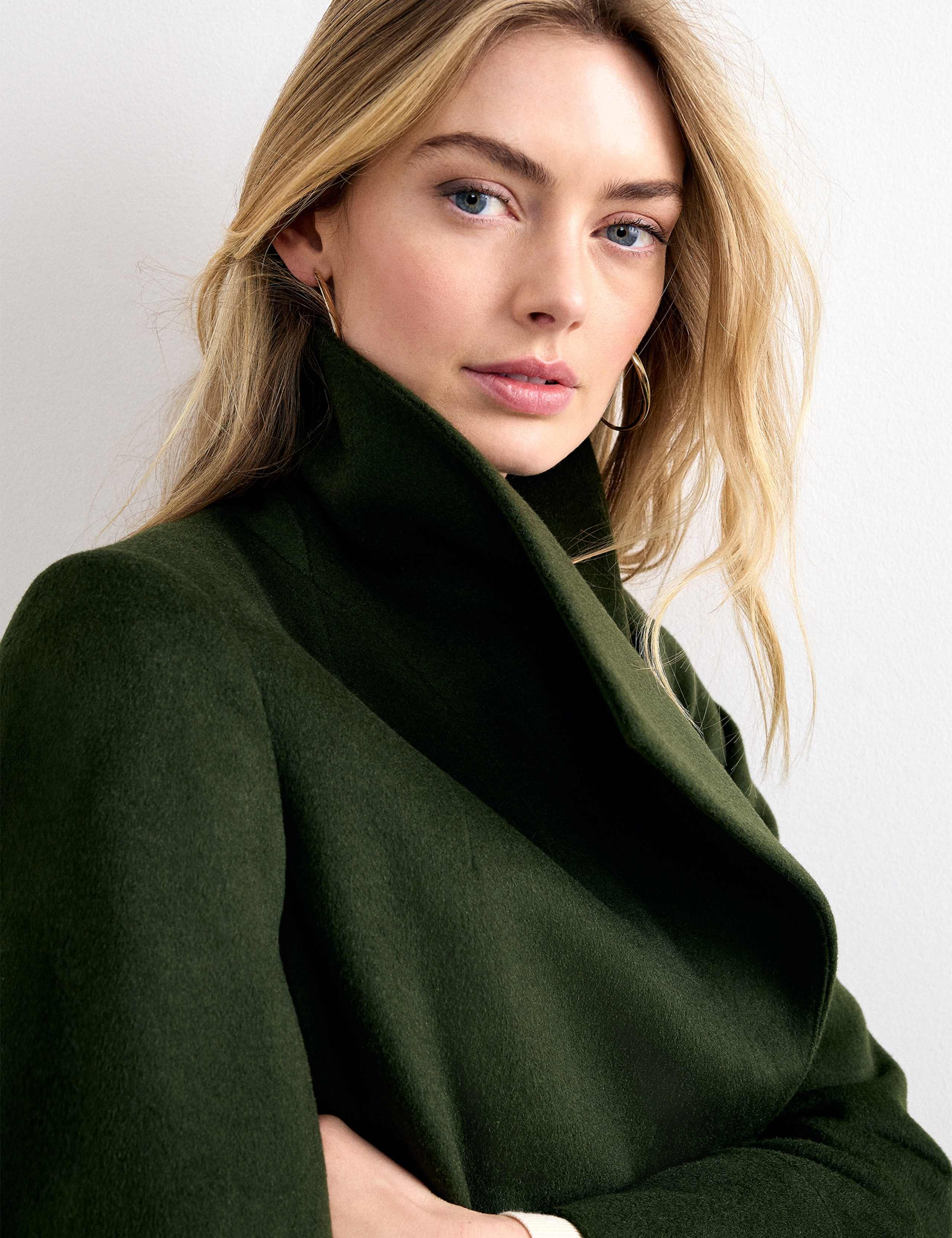 Wool Rich Belted Shawl Collar Coat 8 of 9
