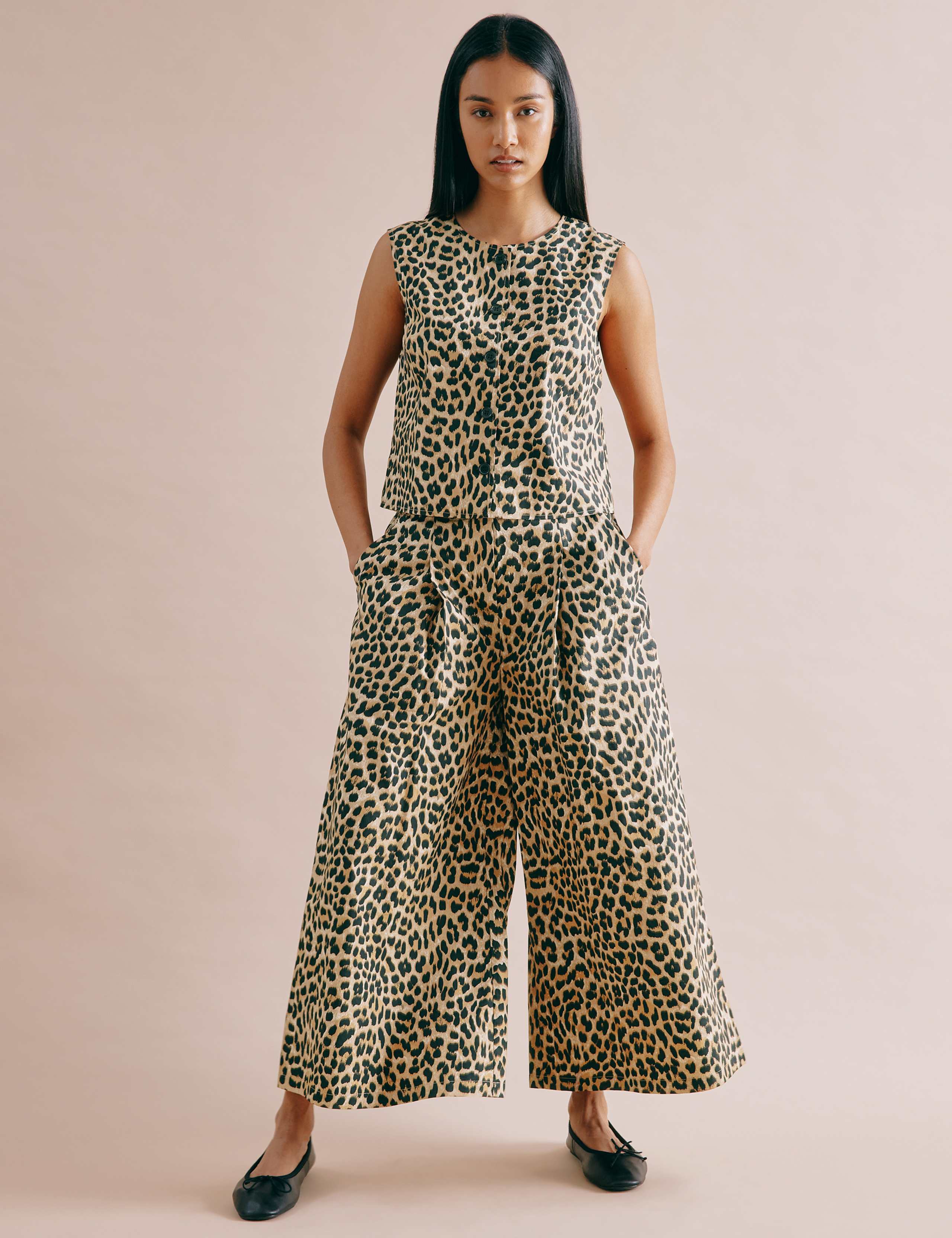 Pure Cotton Animal Print Vest 6 of 6