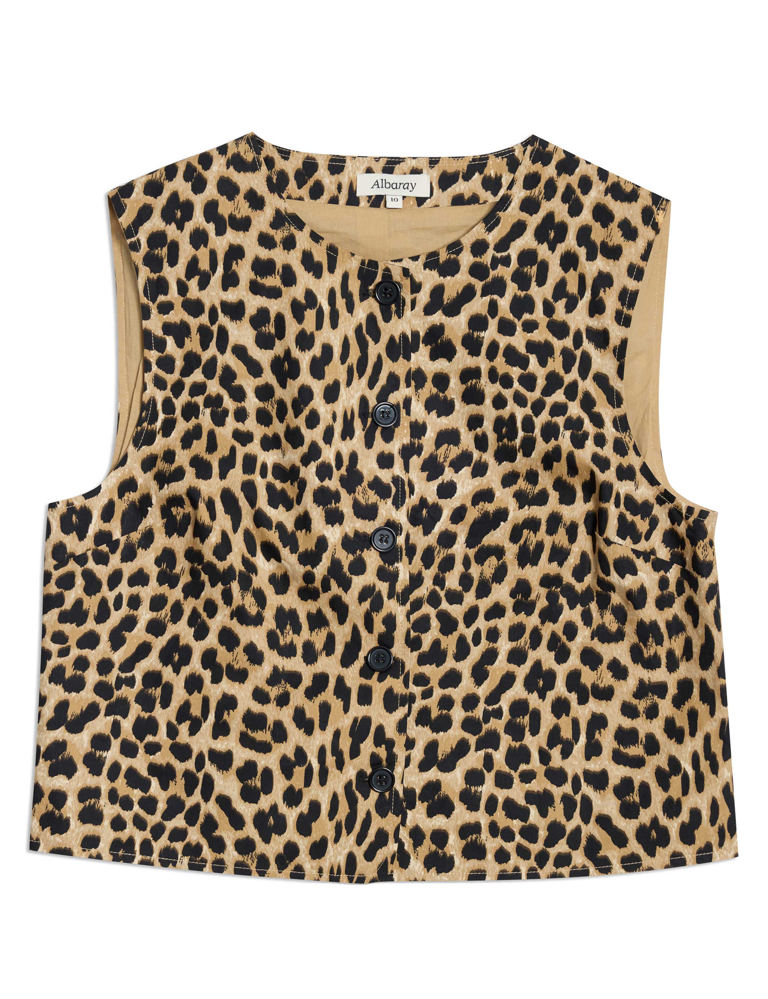 Pure Cotton Animal Print Vest 2 of 6