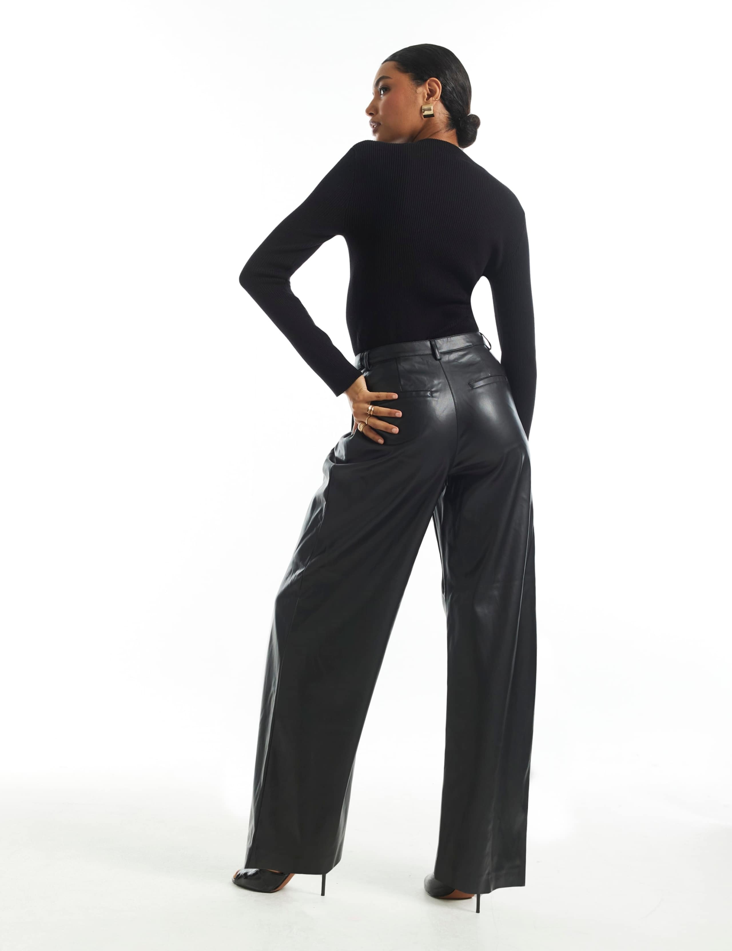 Belted Wide Leg Trousers 4 of 6