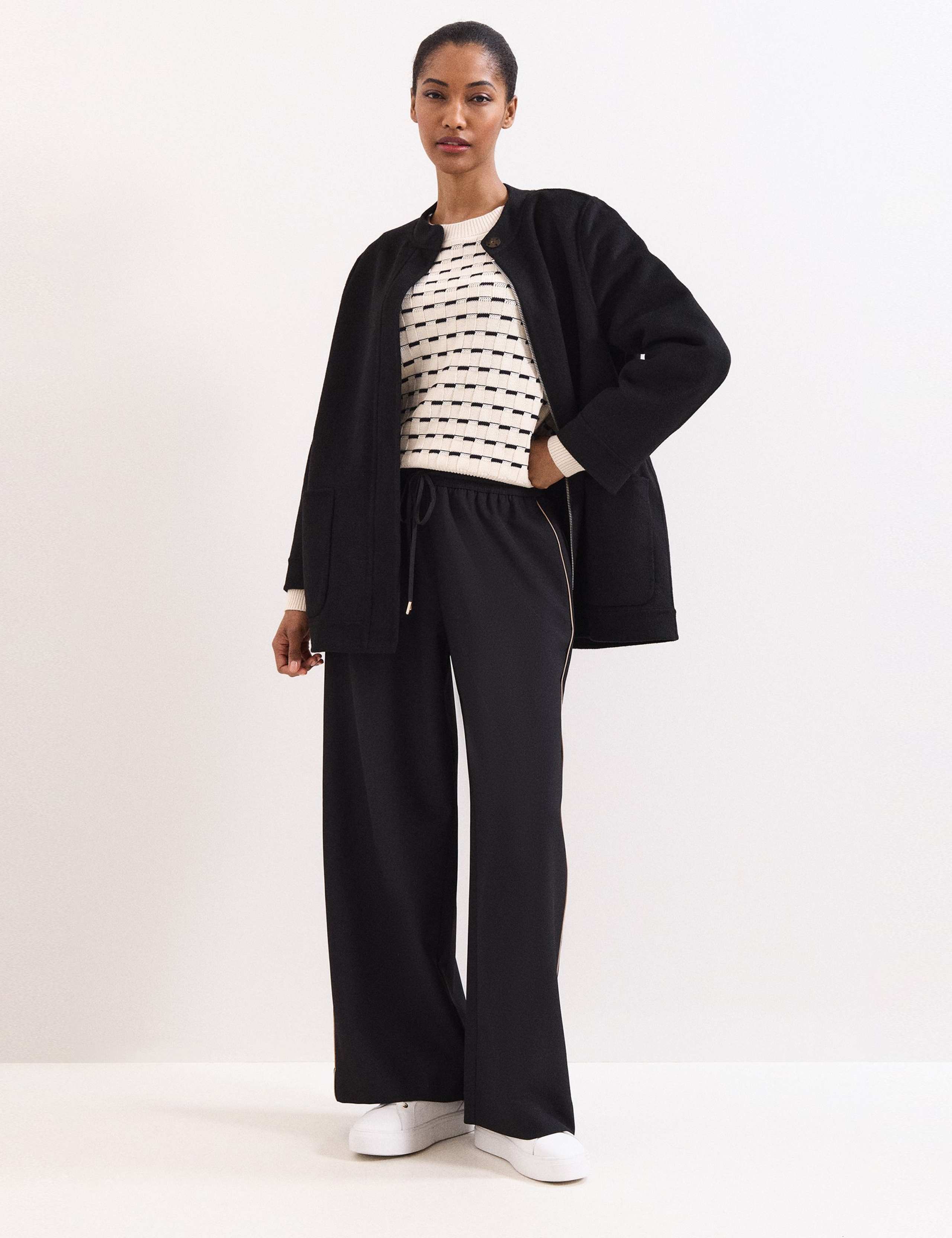 Leather Flatform Trainers 4 of 9