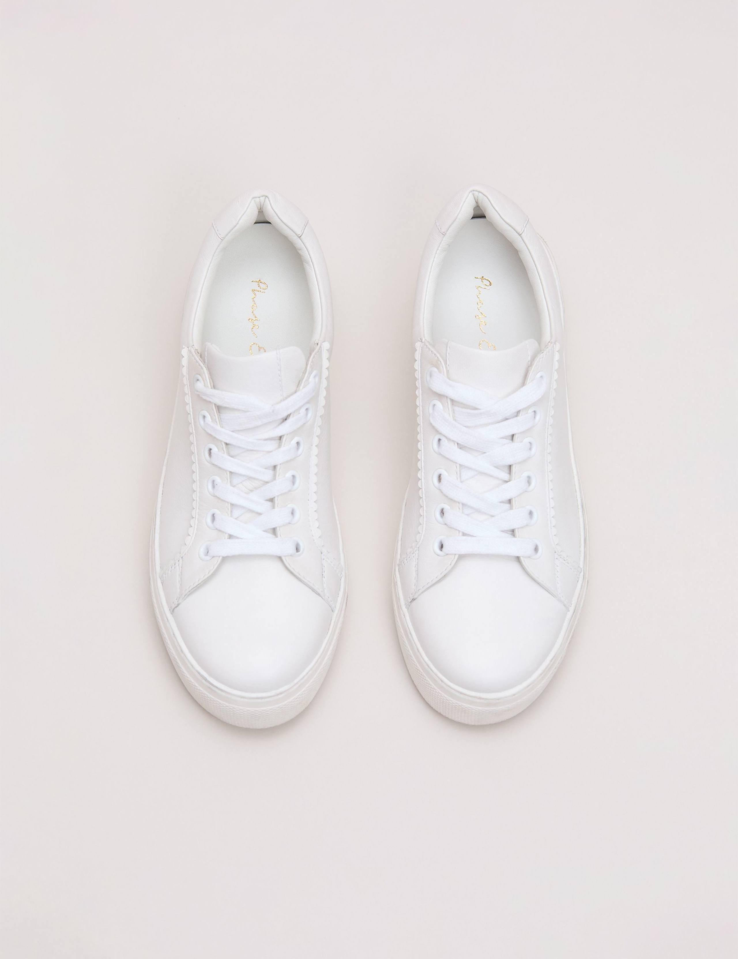 Leather Flatform Trainers 5 of 9