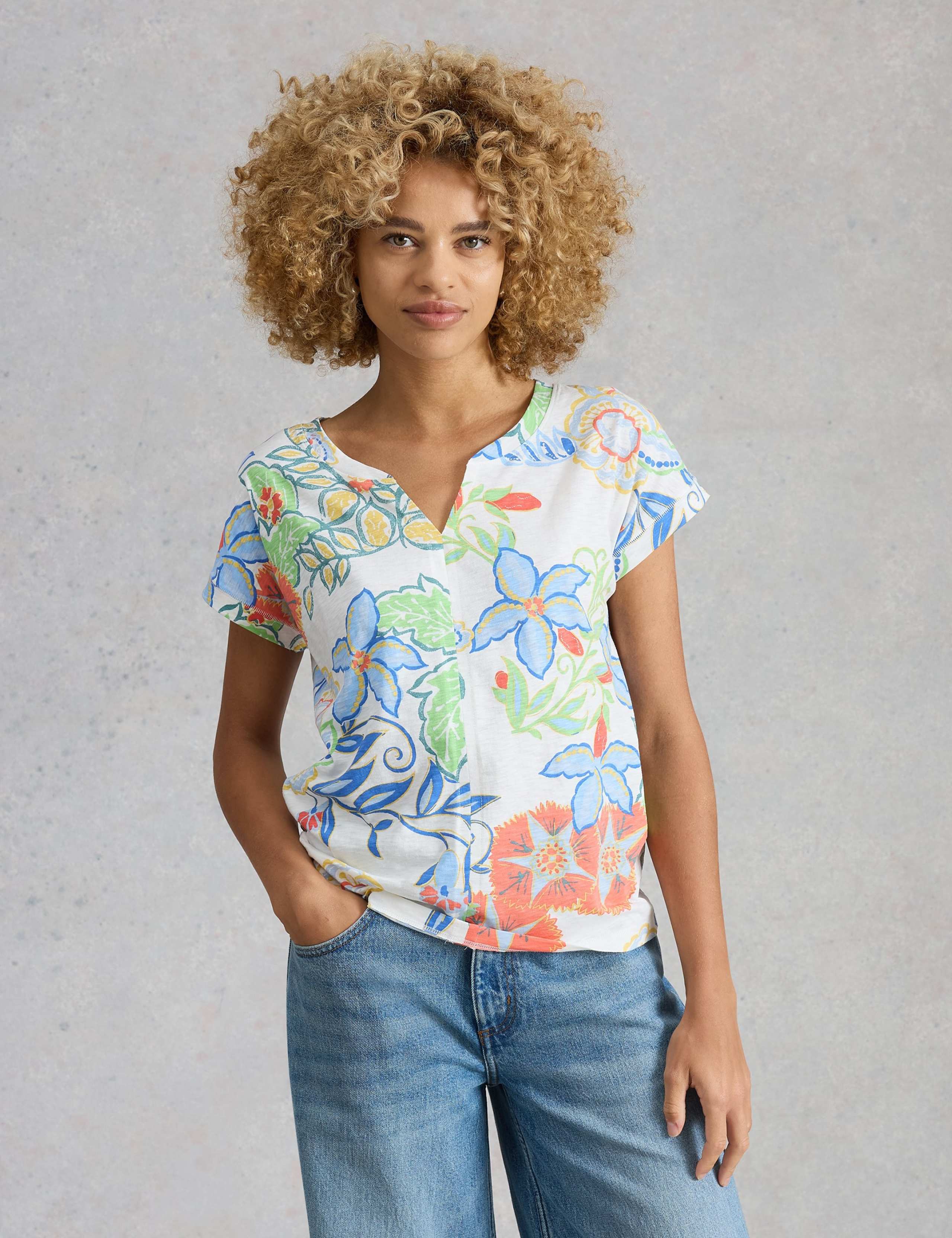 Pure Cotton Printed T-Shirt 1 of 6