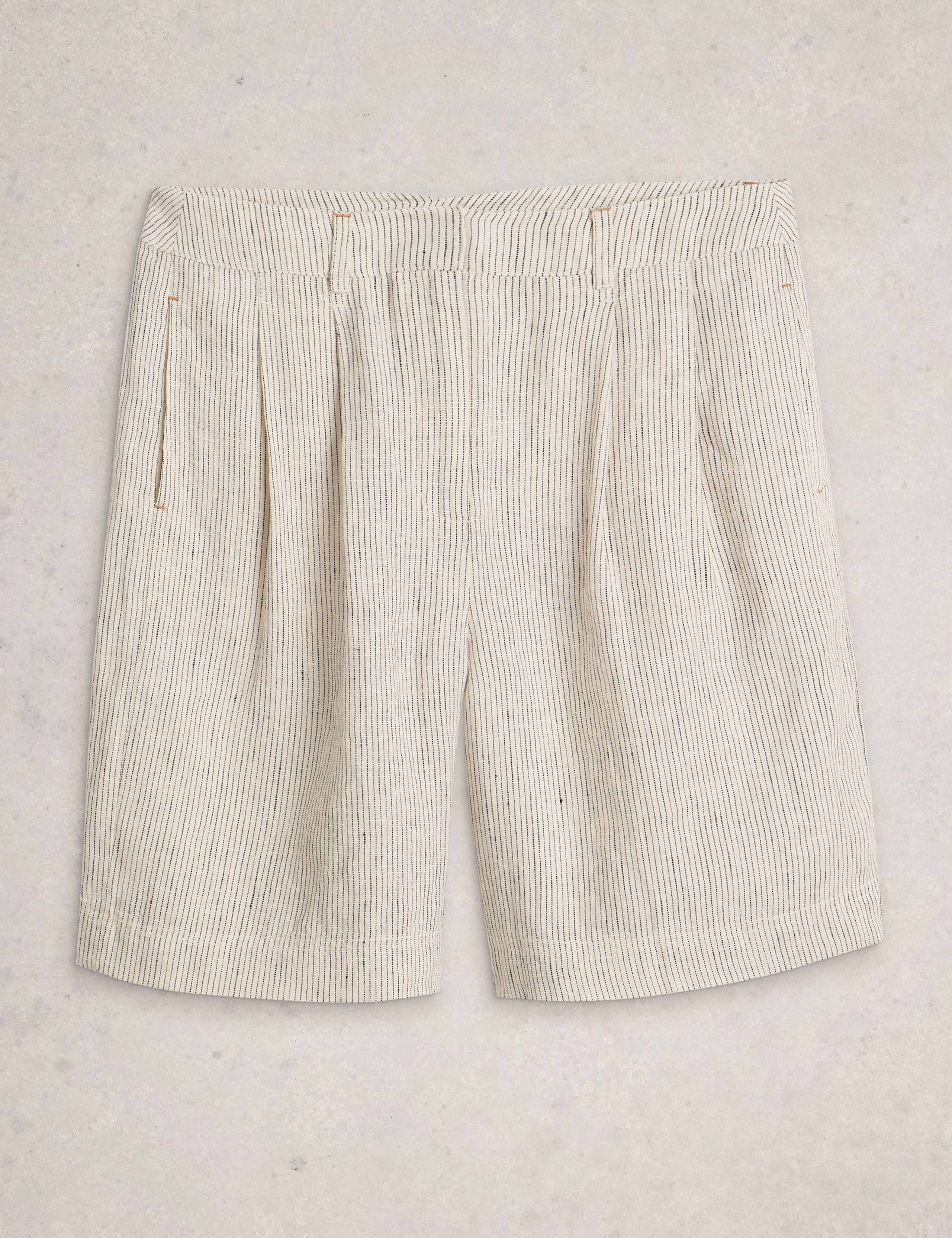 Pure Linen Striped Shorts 2 of 6