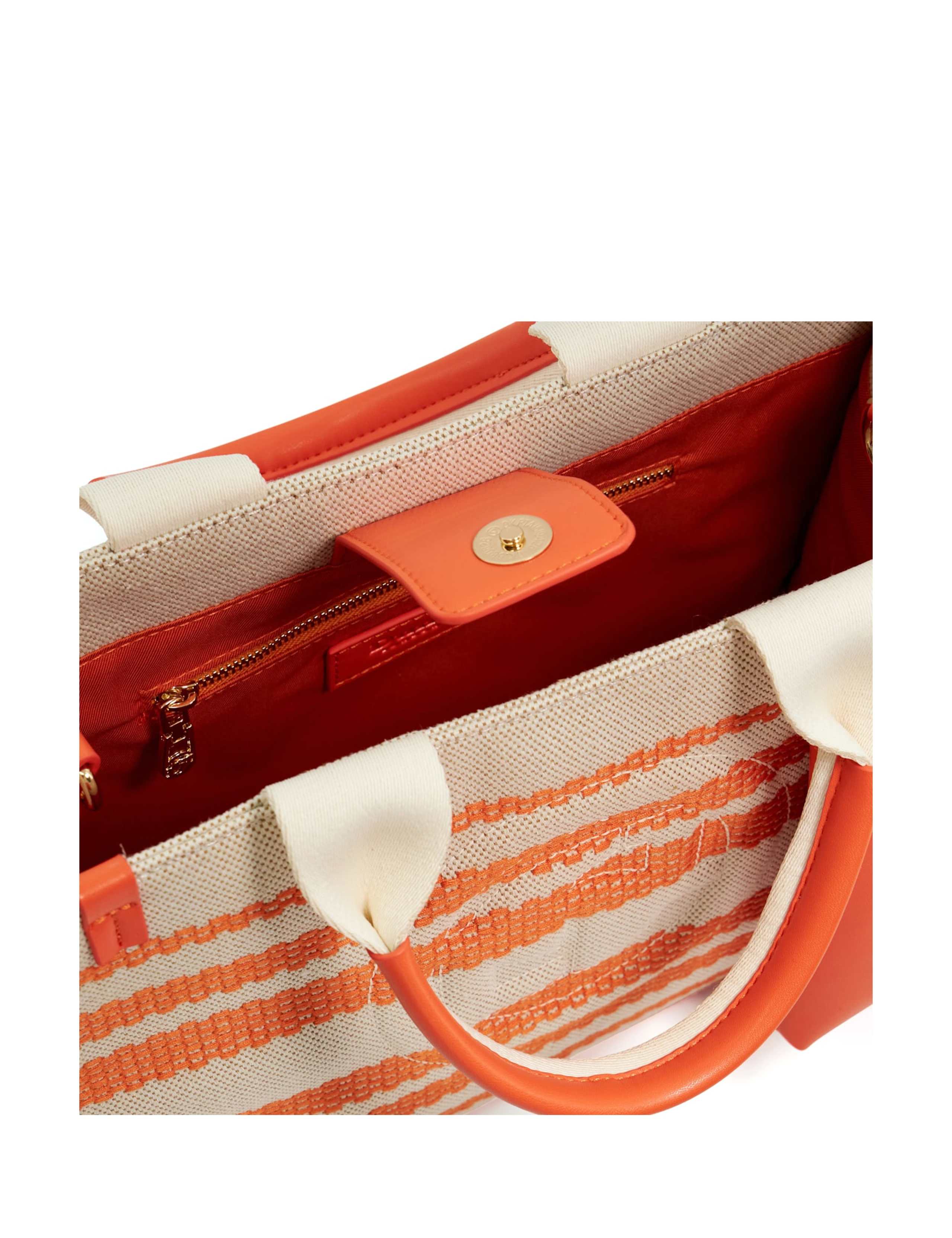 Cotton Rich Striped Top Handle Shopper 5 of 6