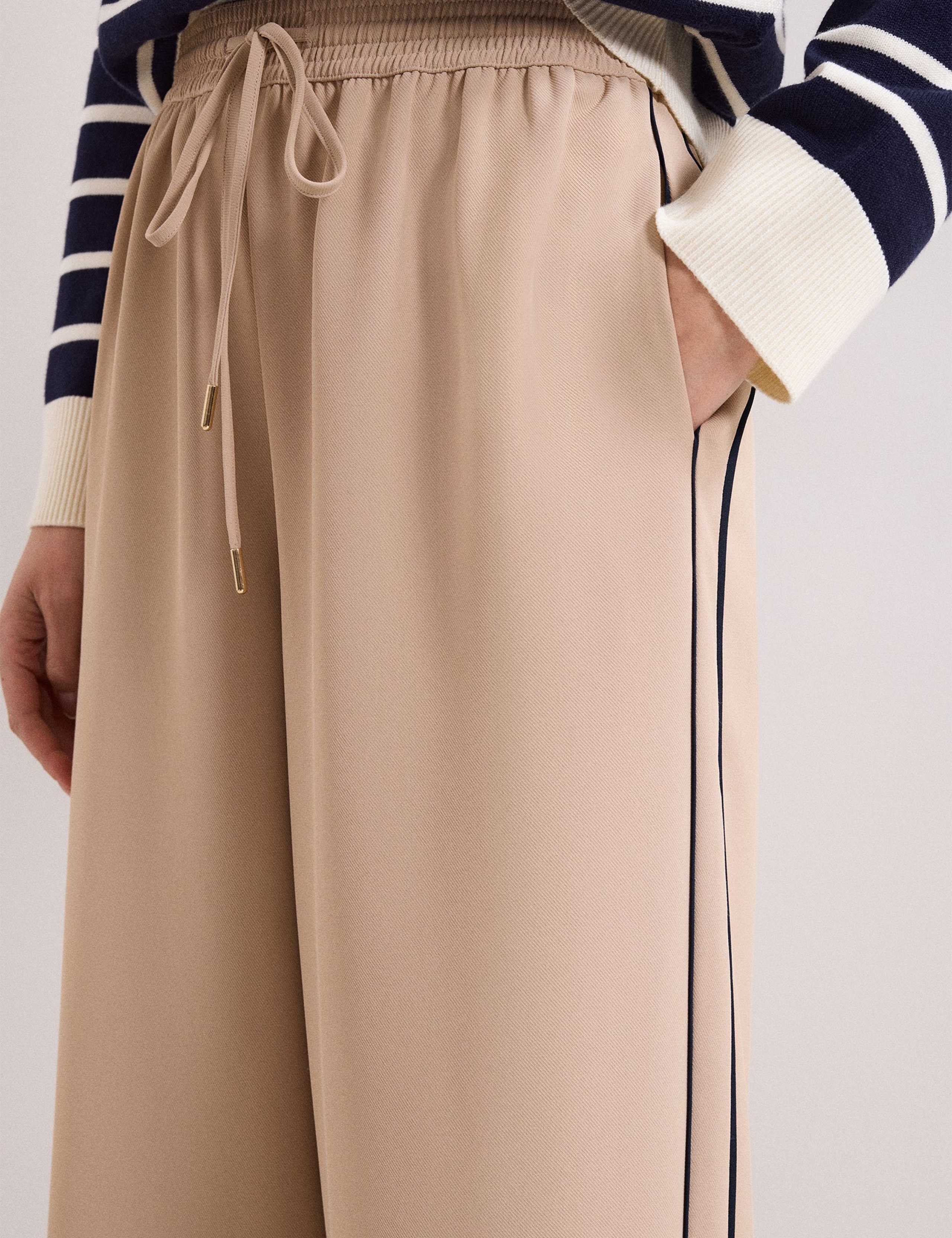 Side Stripe Drawstring Wide Leg Trousers 3 of 6