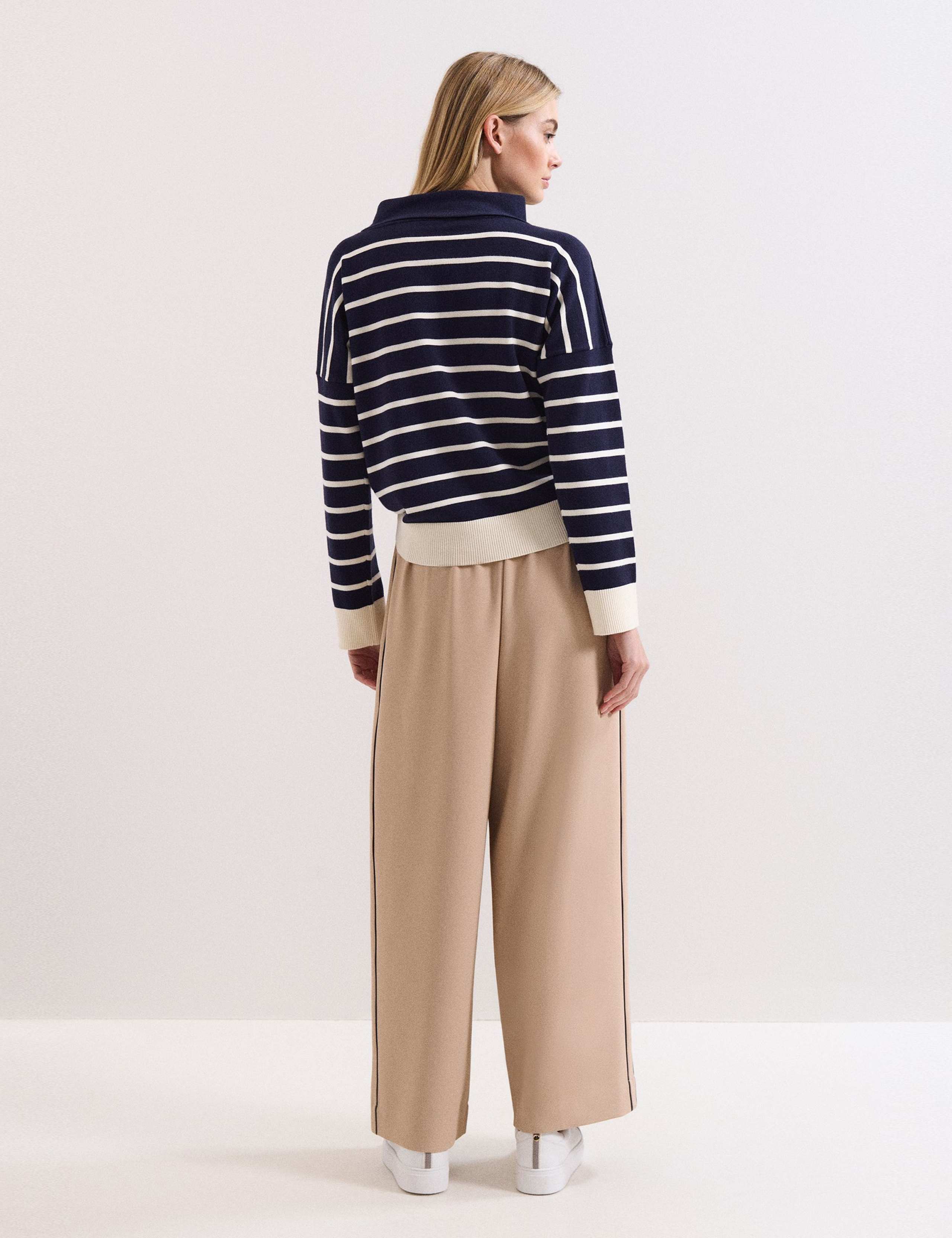 Side Stripe Drawstring Wide Leg Trousers 4 of 6