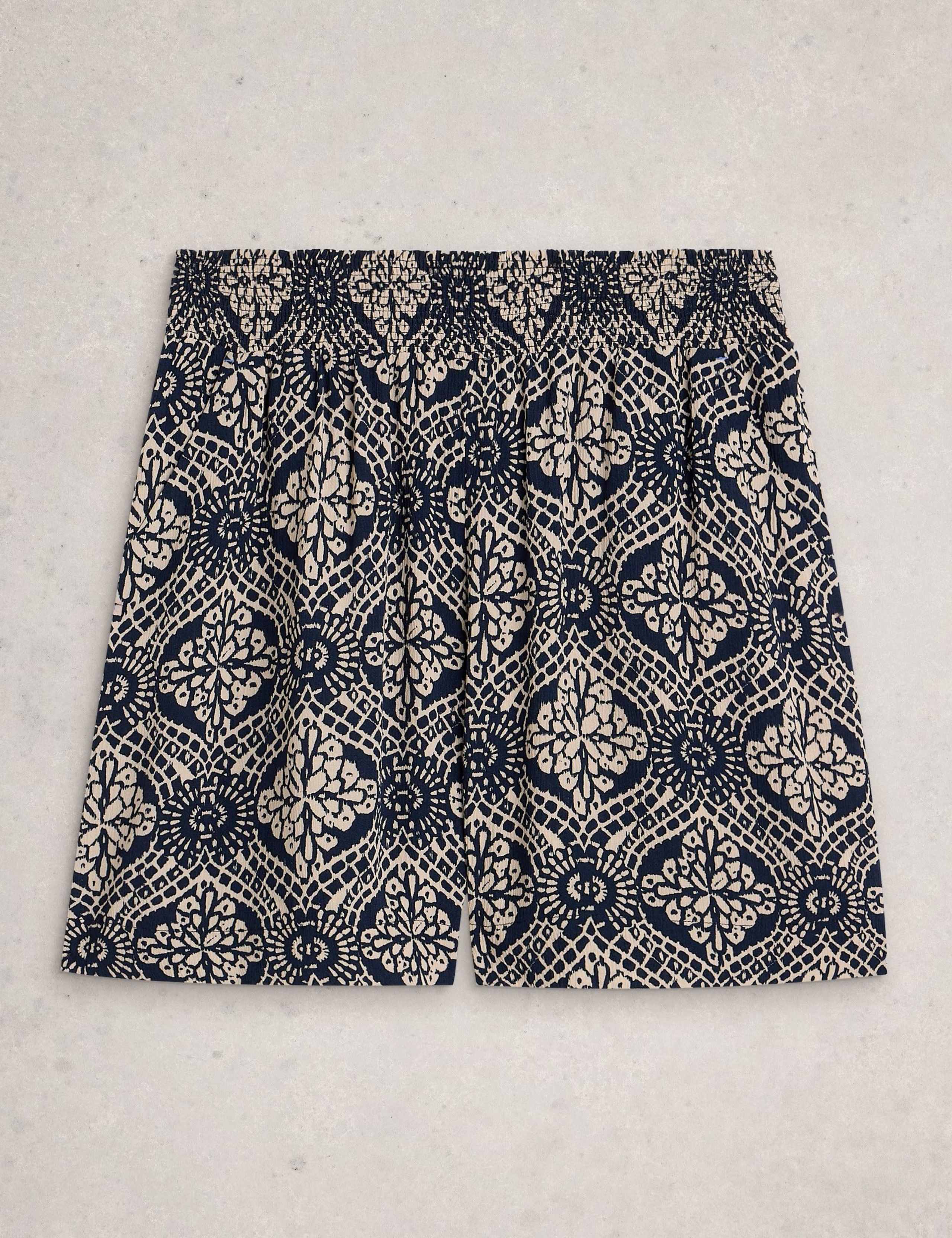 Printed Crinkle Shorts 2 of 6