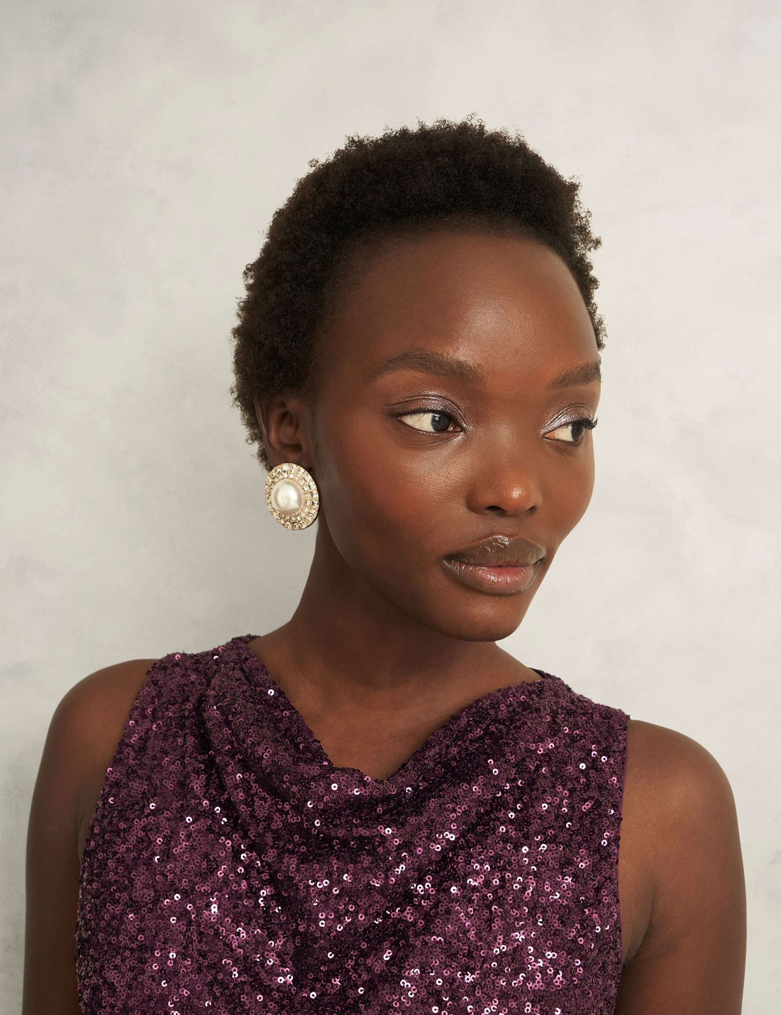 Sequin Tie Detail Wide Leg Jumpsuit 6 of 7